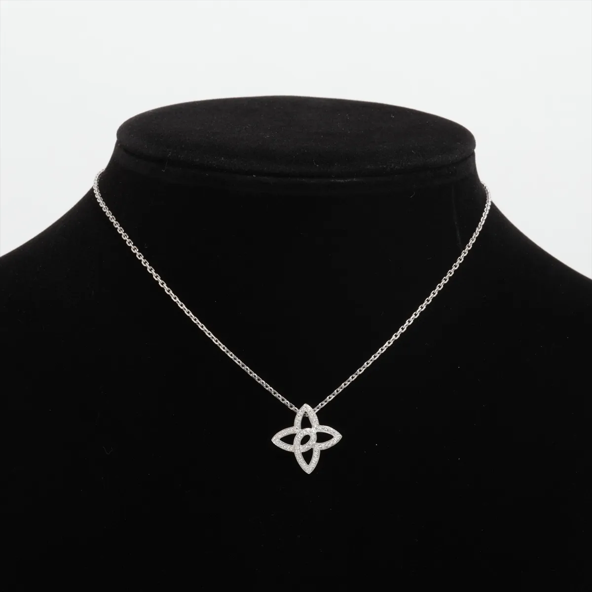 Pendant Ardente Diamond Necklace, 750 (WG), 5.7g, 070154, aftermarket jump ring clasp. — view 5