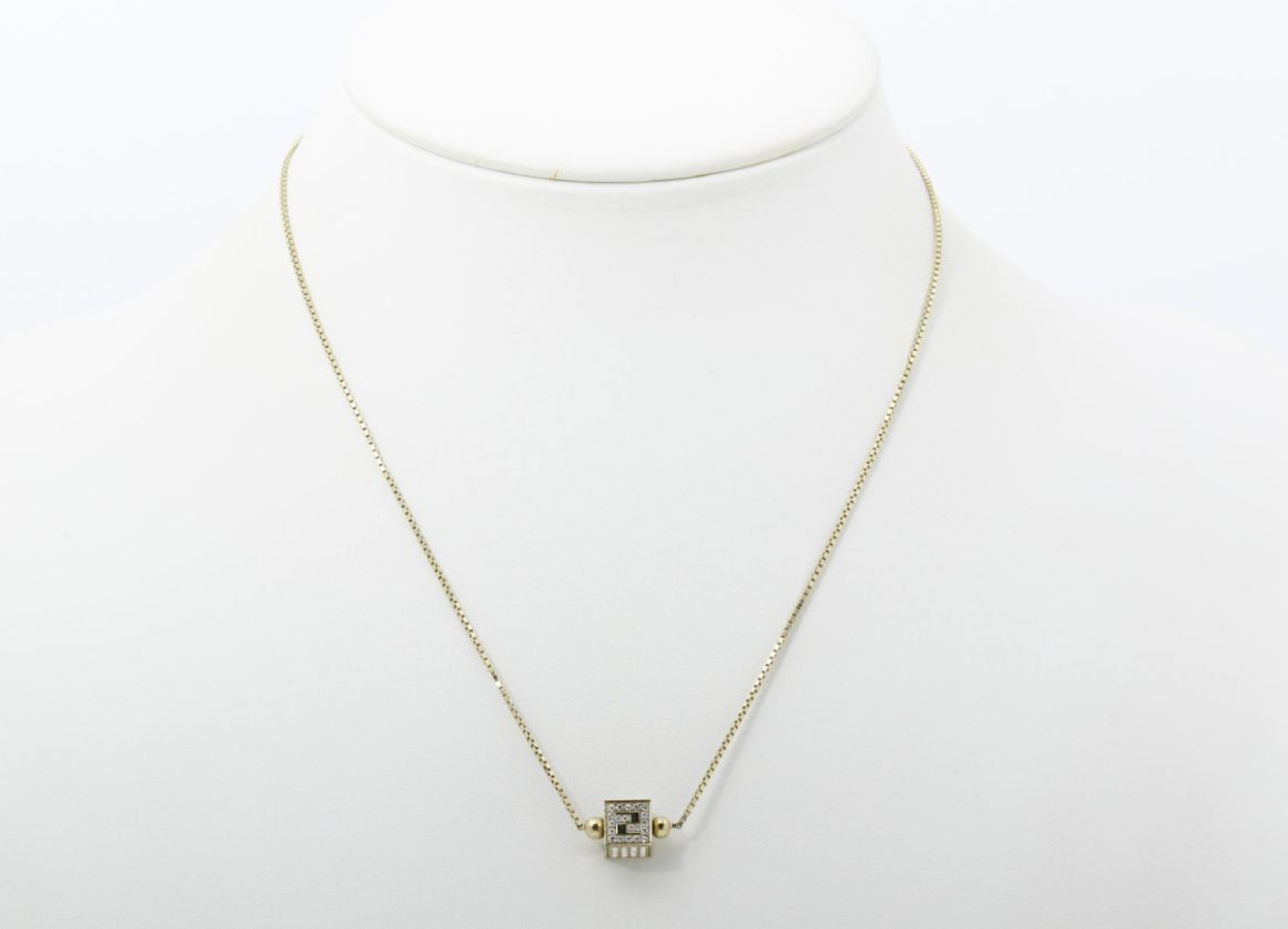 Rhinestone Necklace/Pendant — view 2