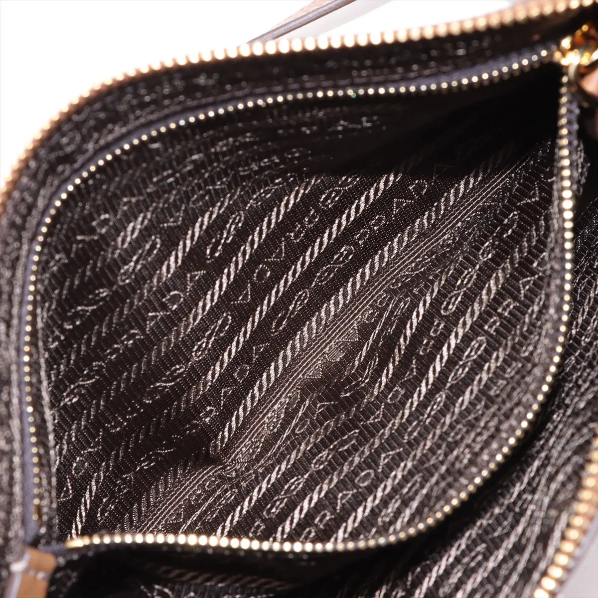 Soft Grain Leather Shoulder Bag Brown 1BC238 — view 7