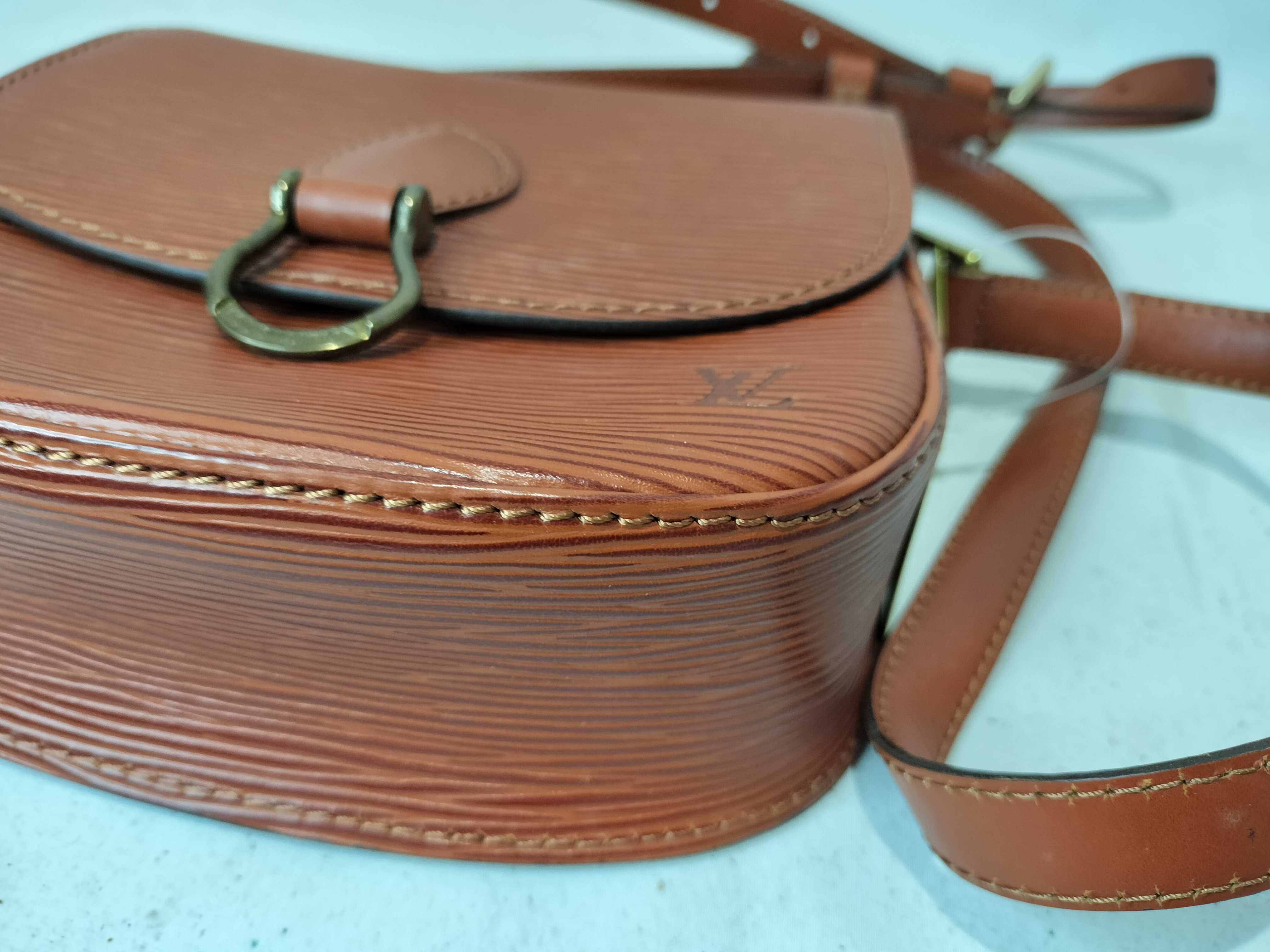 Epi Mini Saint Cloud Brown Shoulder Bag — view 7