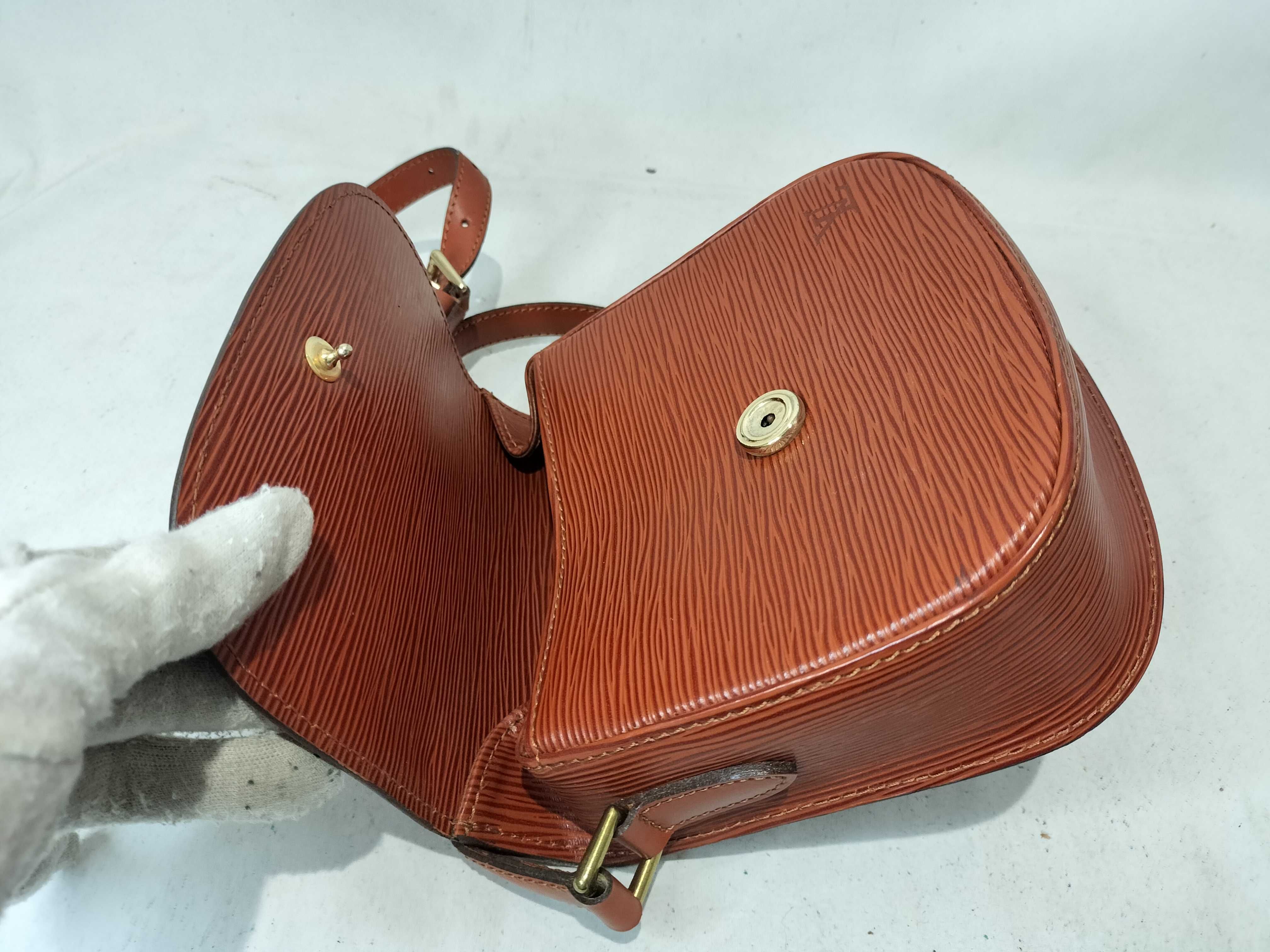 Epi Mini Saint Cloud Brown Shoulder Bag — view 9