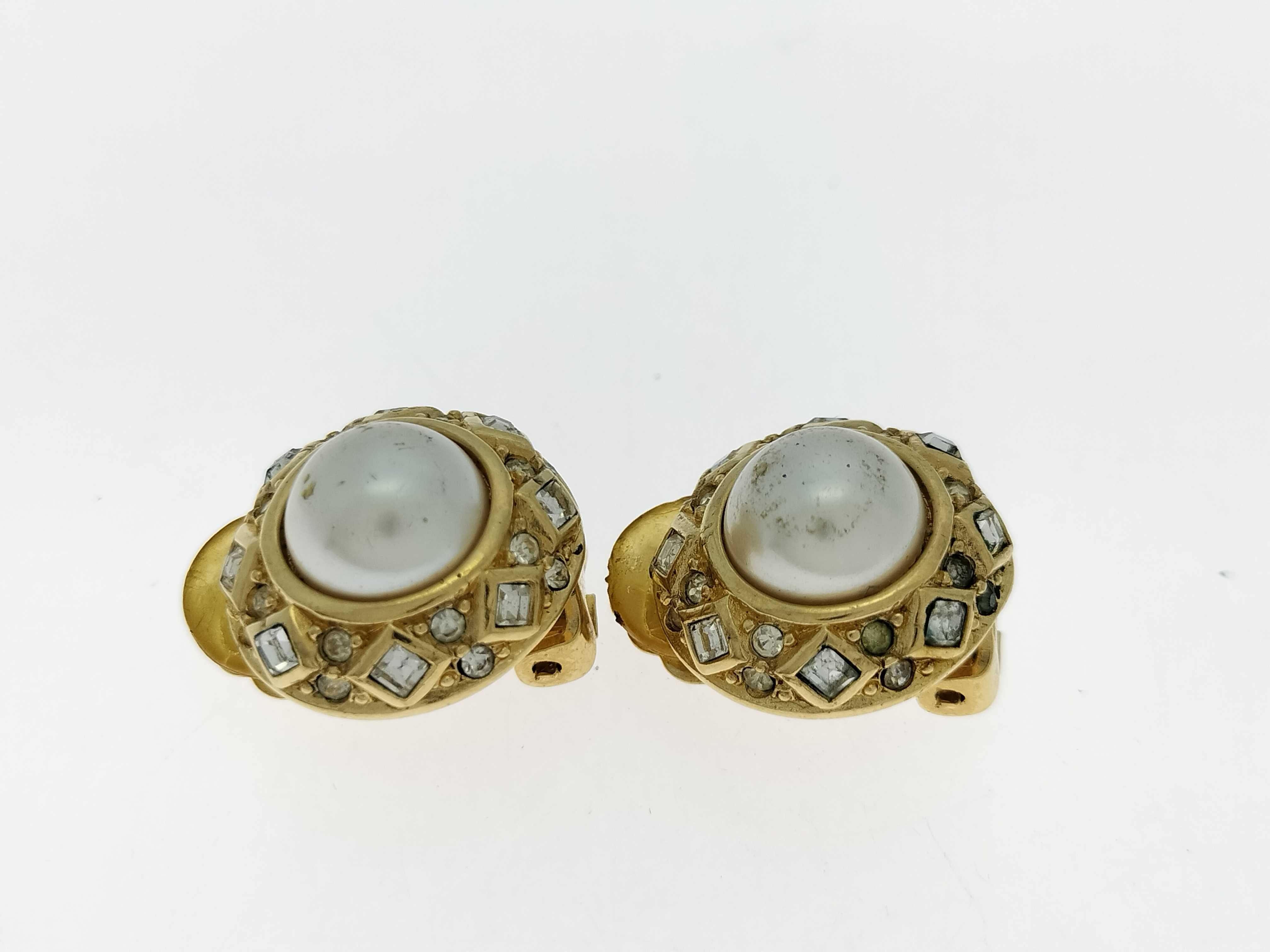 Vintage earrings by Christian Dior. — view 5