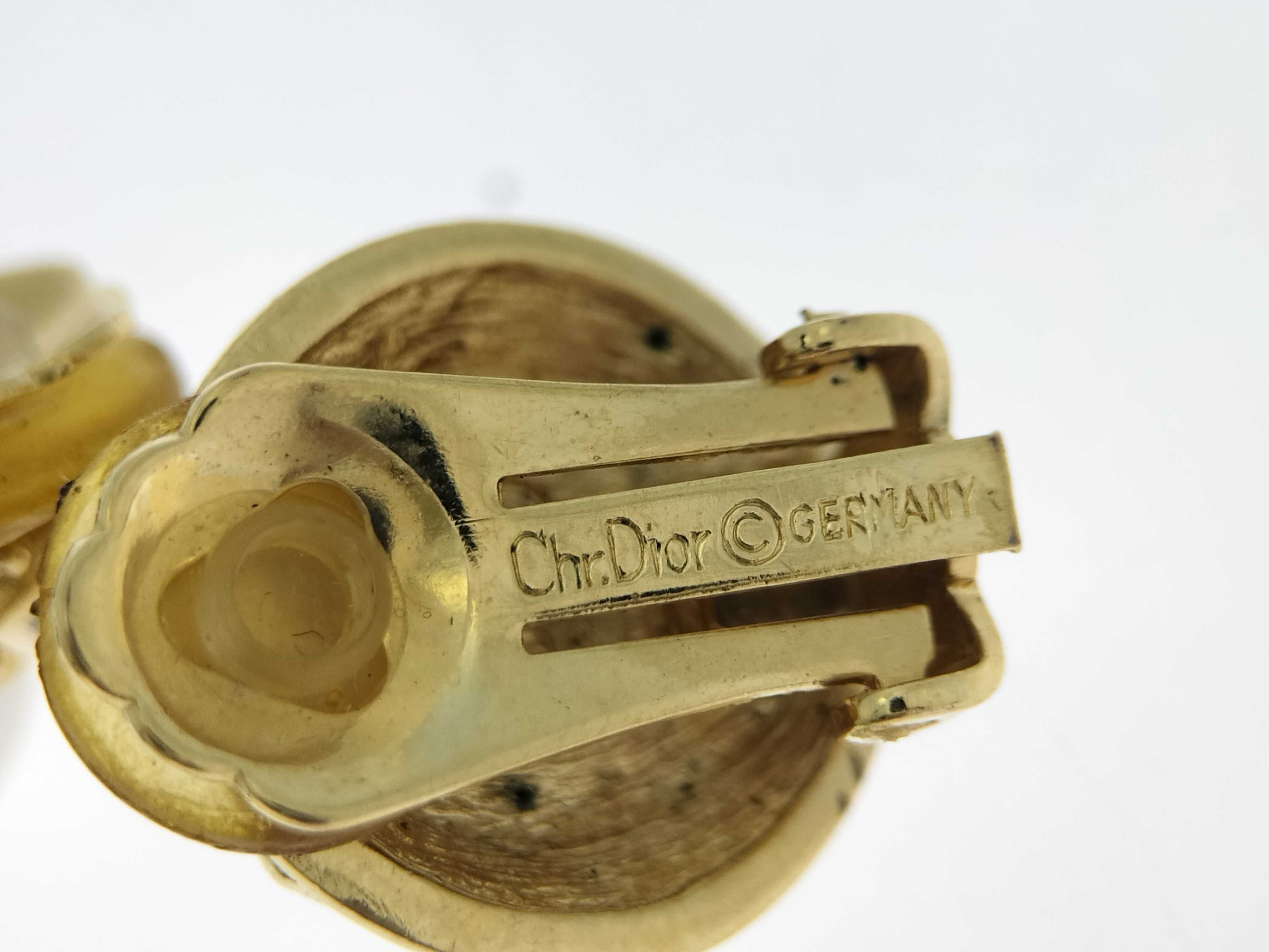 Vintage earrings by Christian Dior. — view 8