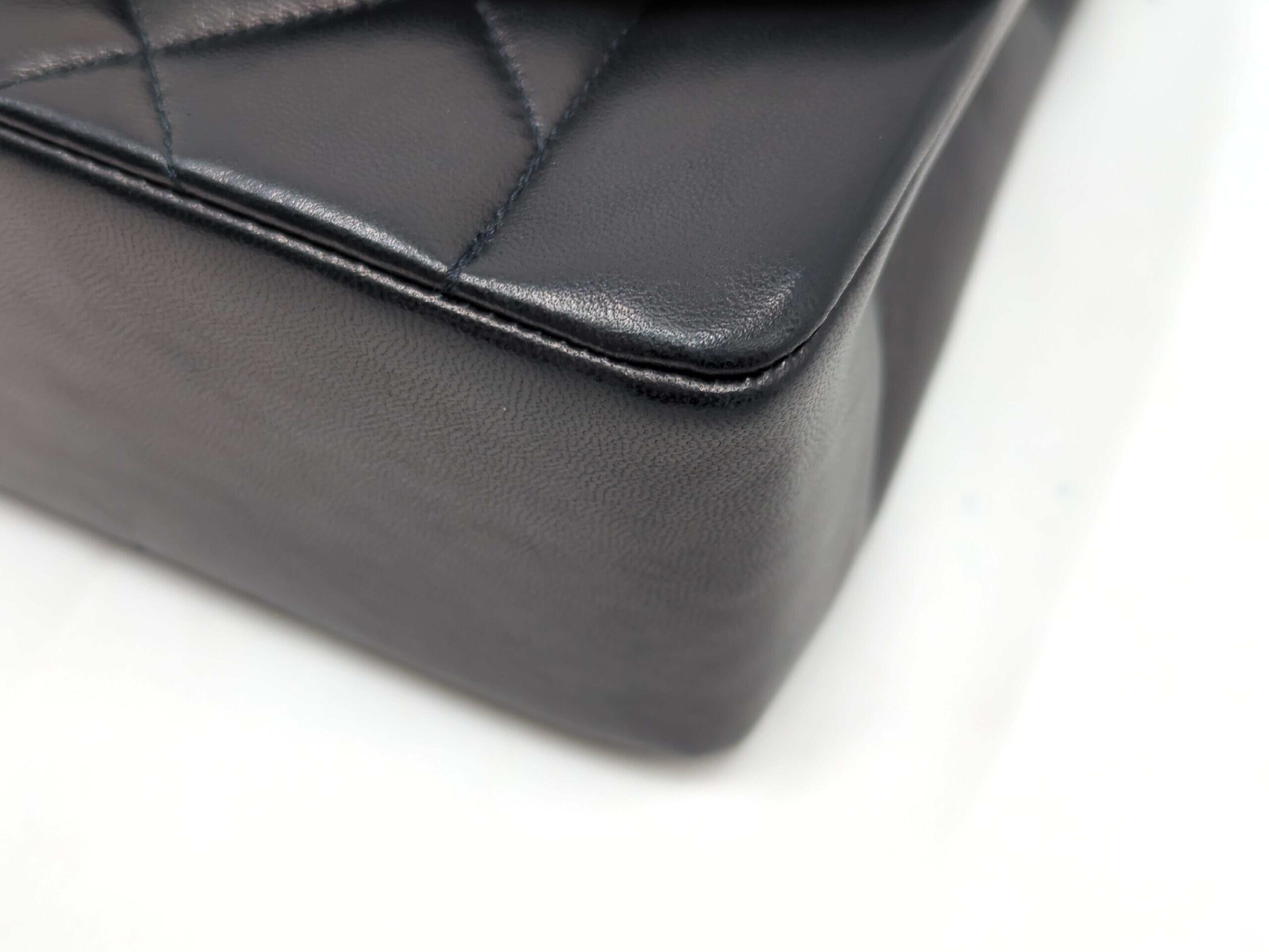 Lambskin Diana 25 Black Gold Hardware Serial Number 1 Shoulder Bag — view 3