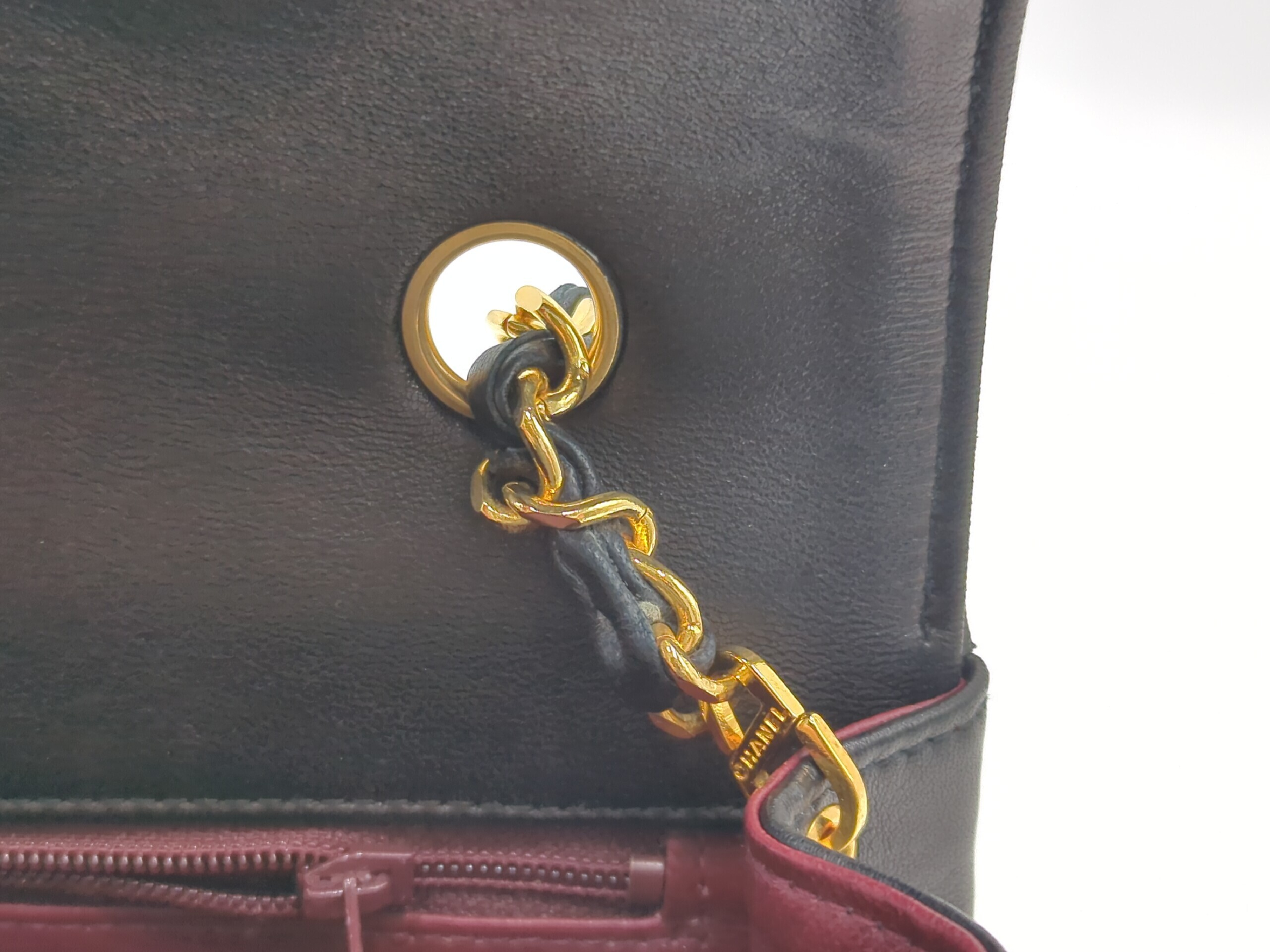 Lambskin Diana 25 Black Gold Hardware Serial Number 1 Shoulder Bag — view 8