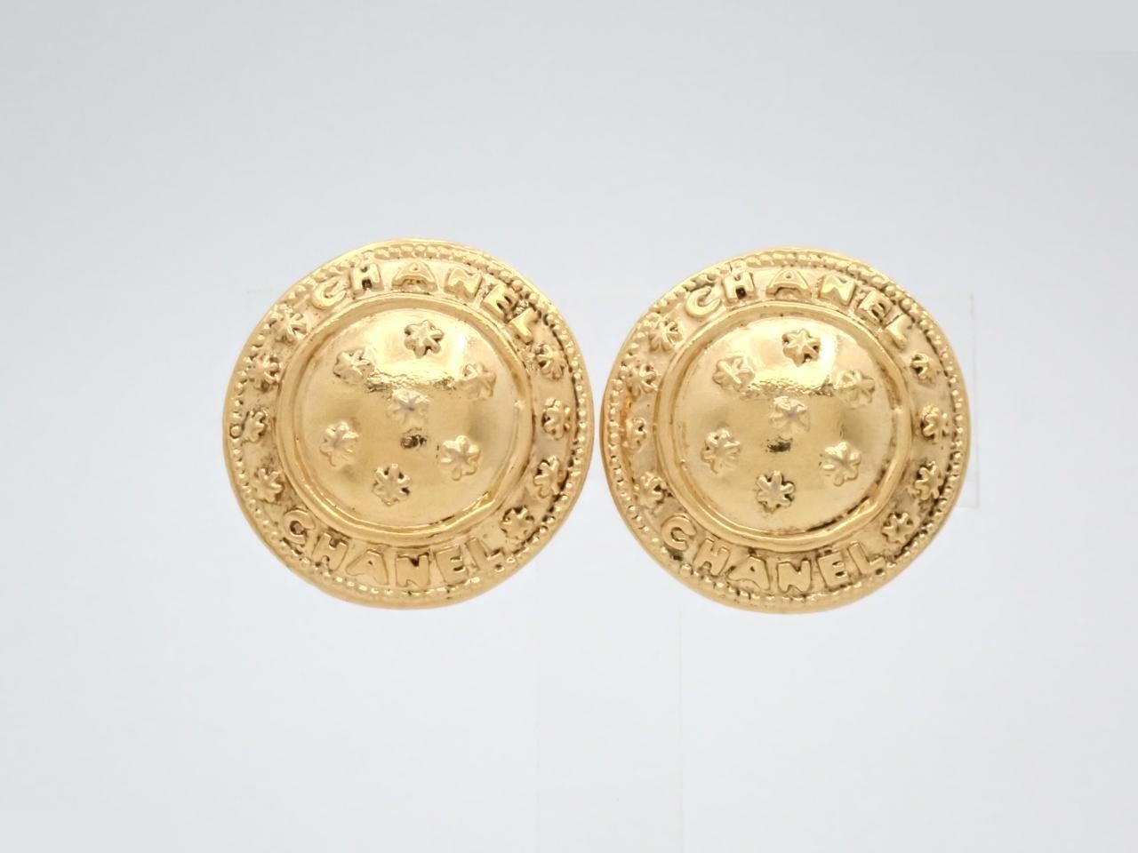 Logo Gold GP Earrings