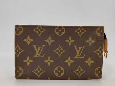 Monogram Louis Vuitton Monogram Bucket PM Attached Pouch FL1020 Pouch