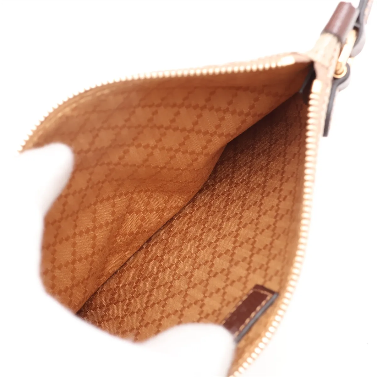 GG Crystal Giglio Large Coated Canvas and Leather Tote Bag, Brown, 853971 — view 8