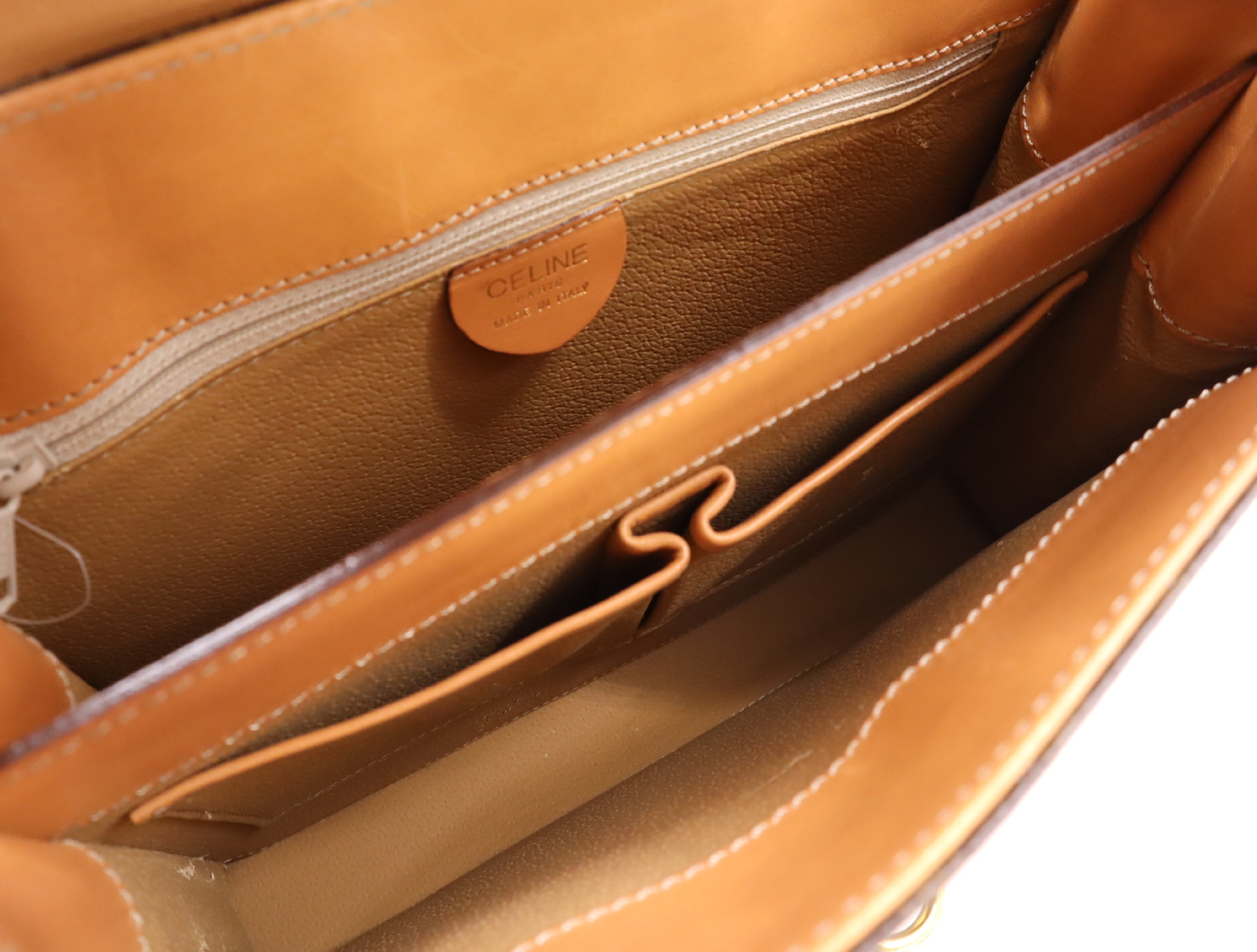 PVC Leather Macadam 2way Handbag Brown GD Hardware with Shoulder Strap Handbag — view 15