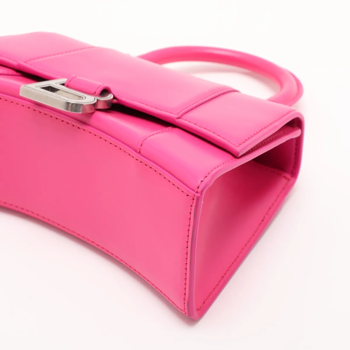 Hourglass XS 592833 Leather 2-Way Handbag Pink — view 3