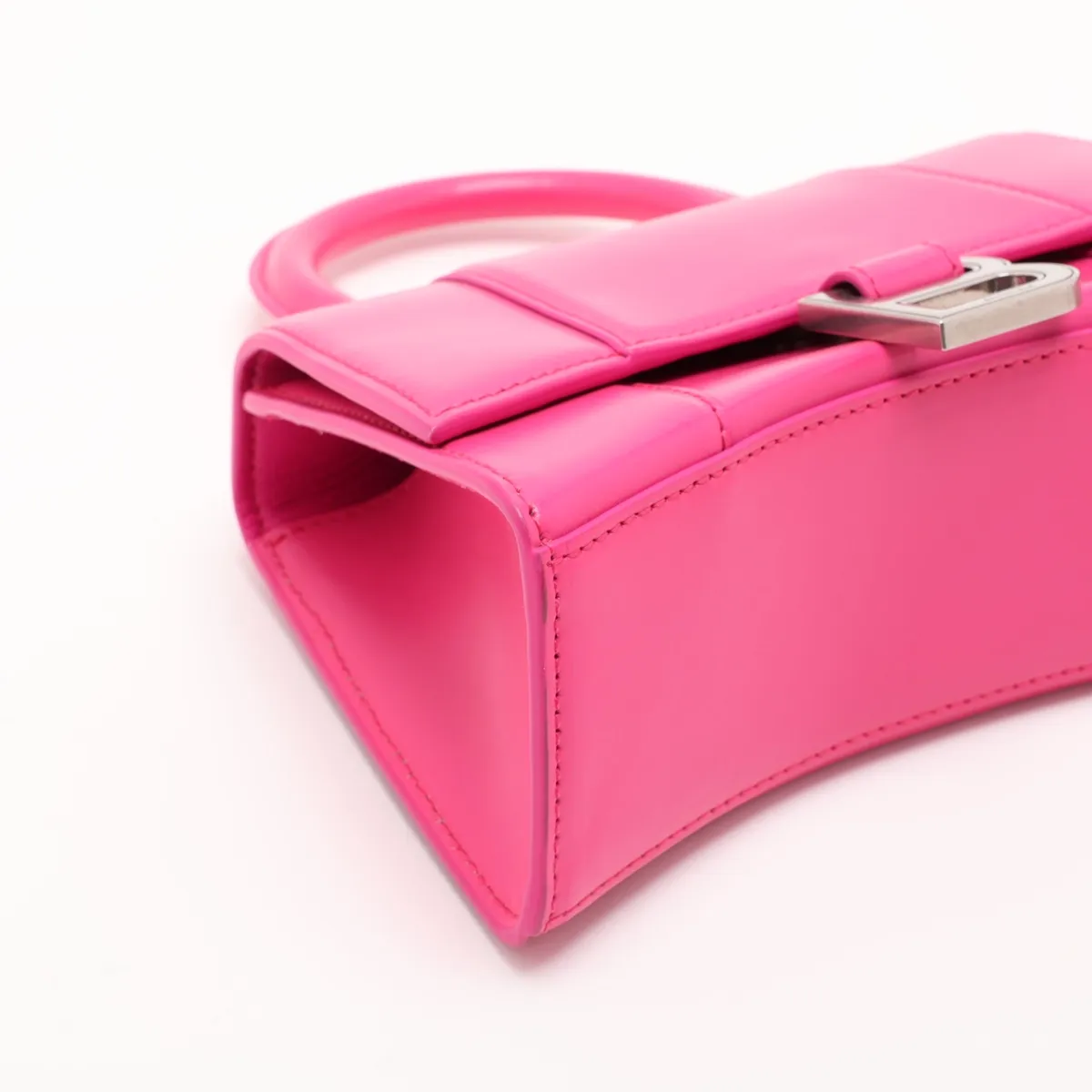 Hourglass XS 592833 Leather 2-Way Handbag Pink — view 4