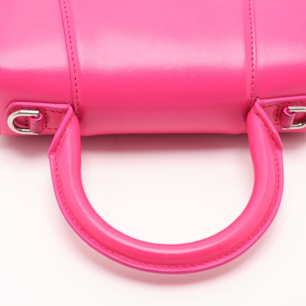 Hourglass XS 592833 Leather 2-Way Handbag Pink — view 5