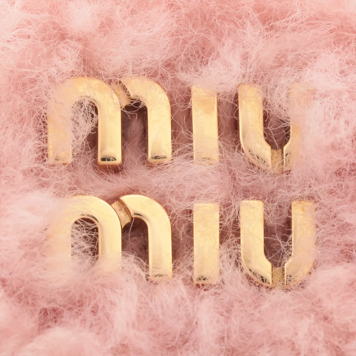 Logo Hair Clip GP x Fabric Pink x Bordeaux — view 3