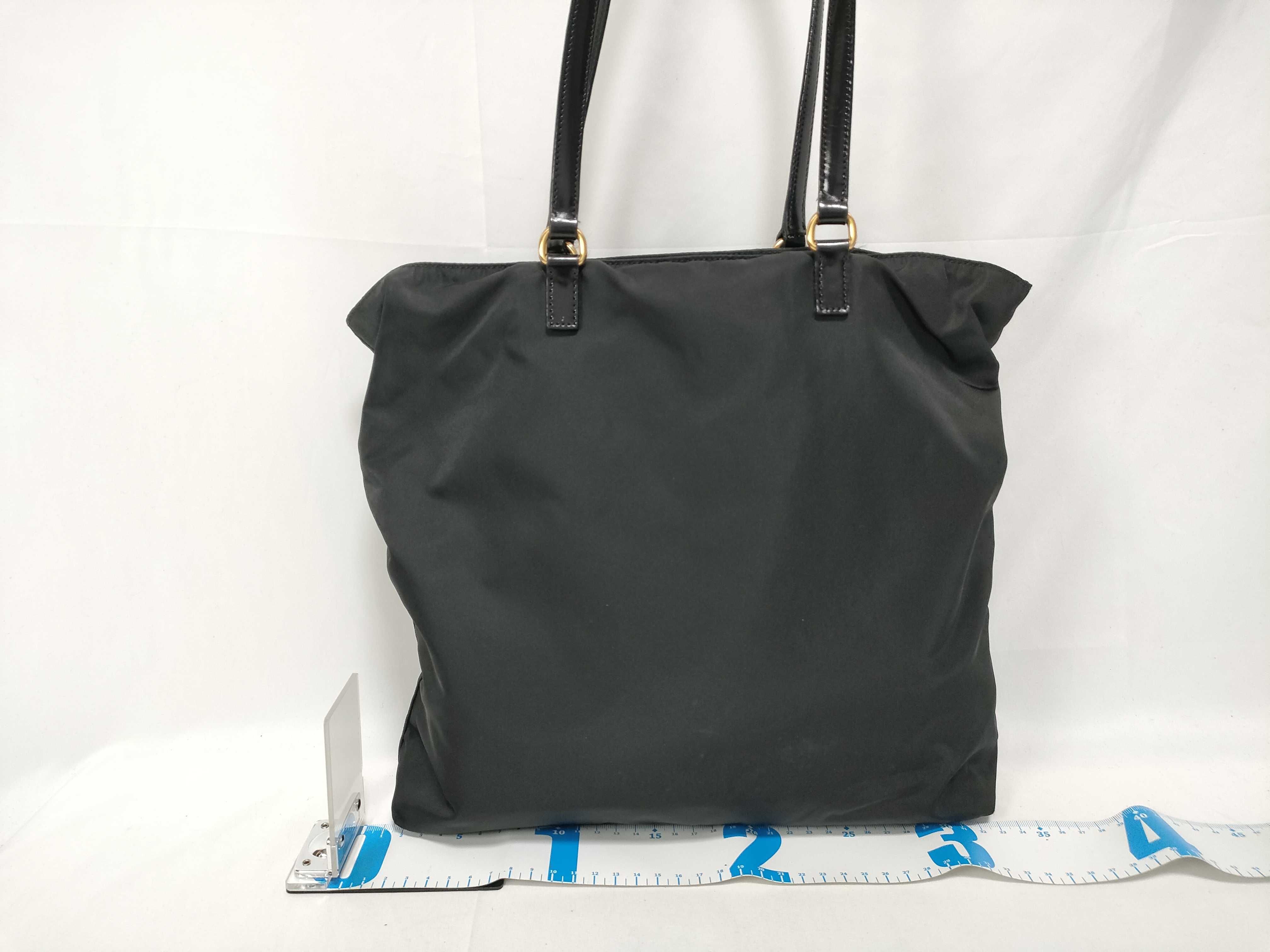 Tote Bag Nylon Perforated Black Tote Bag — view 2