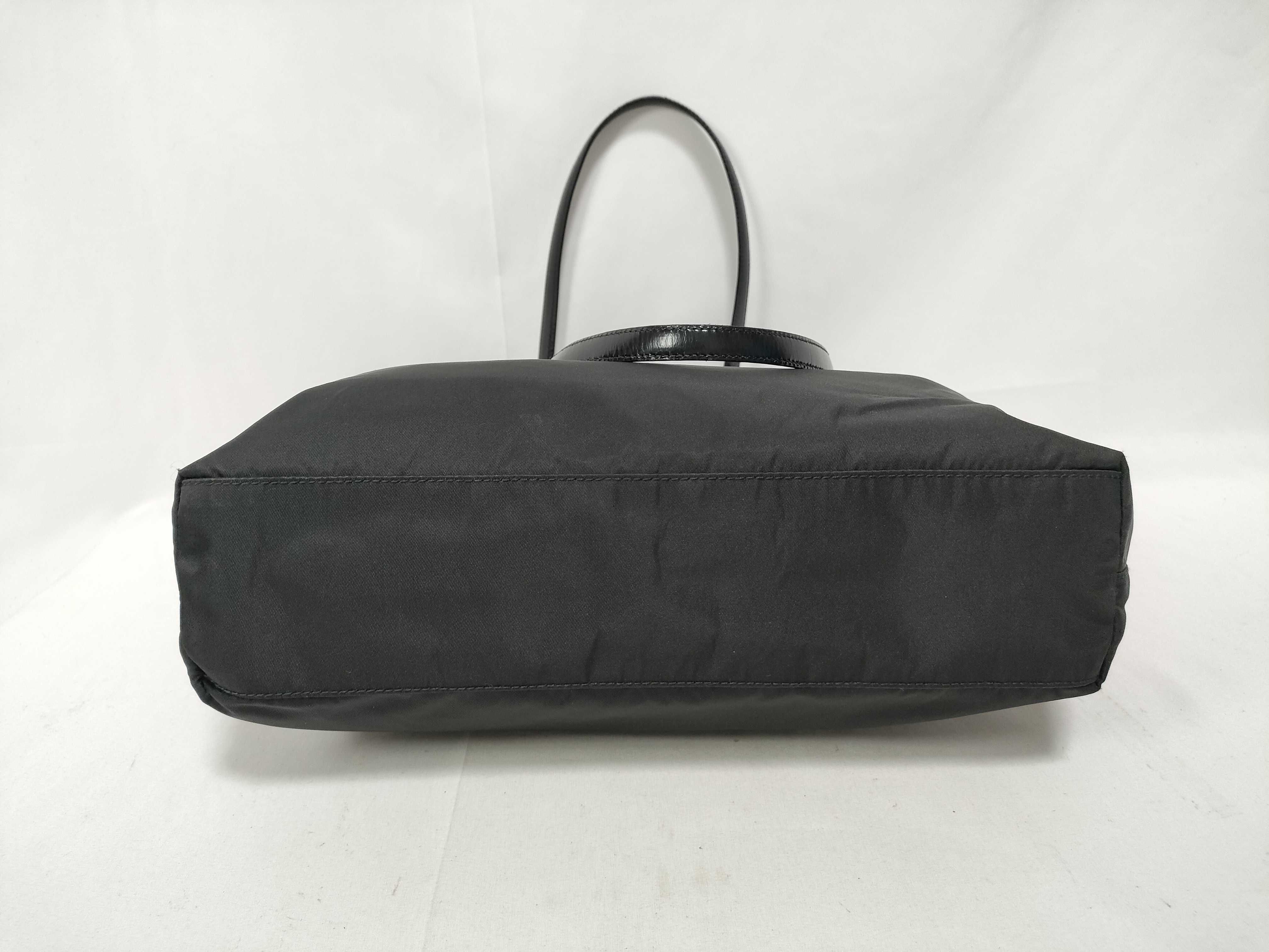 Tote Bag Nylon Perforated Black Tote Bag — view 3