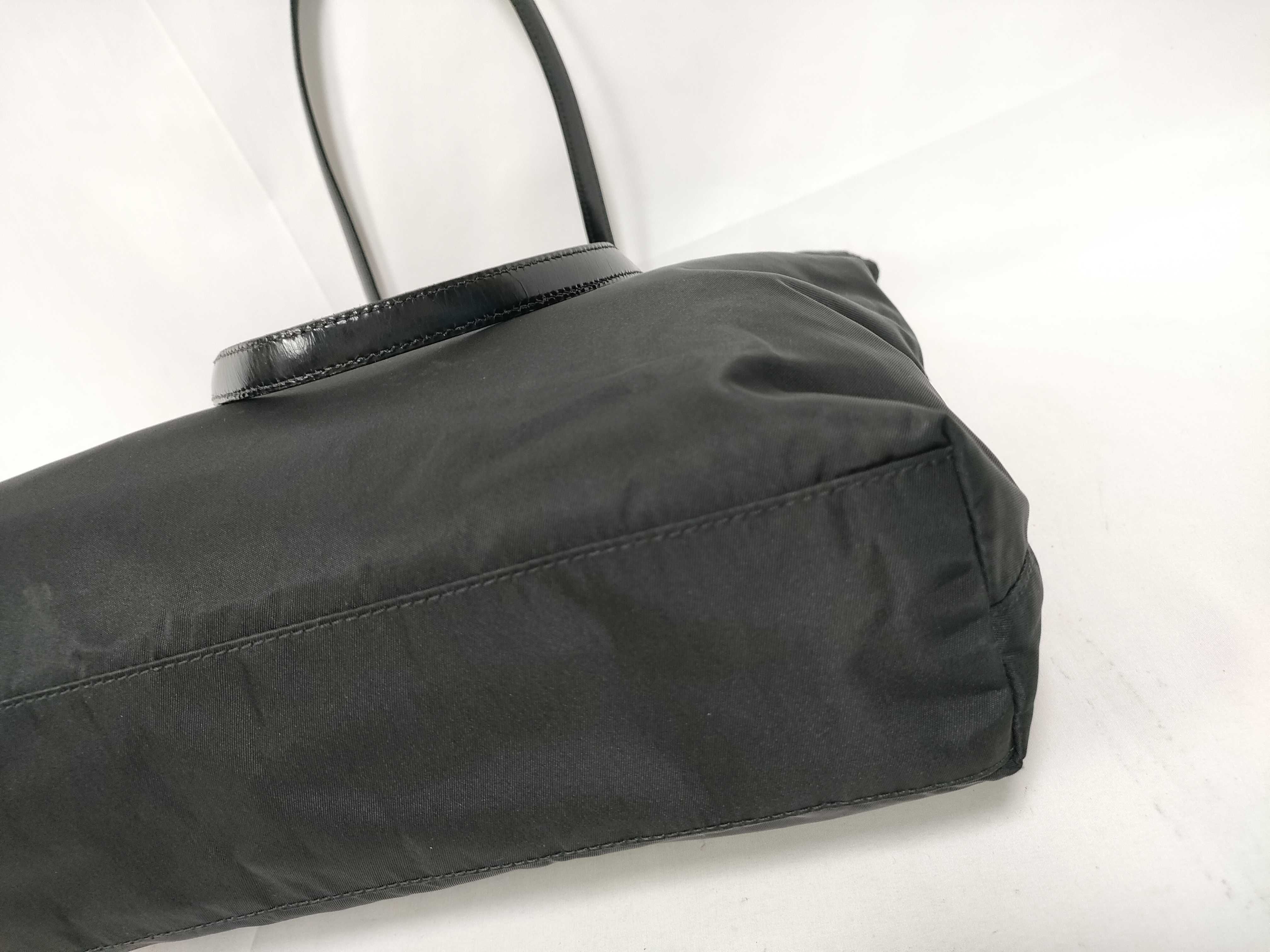 Tote Bag Nylon Perforated Black Tote Bag — view 4
