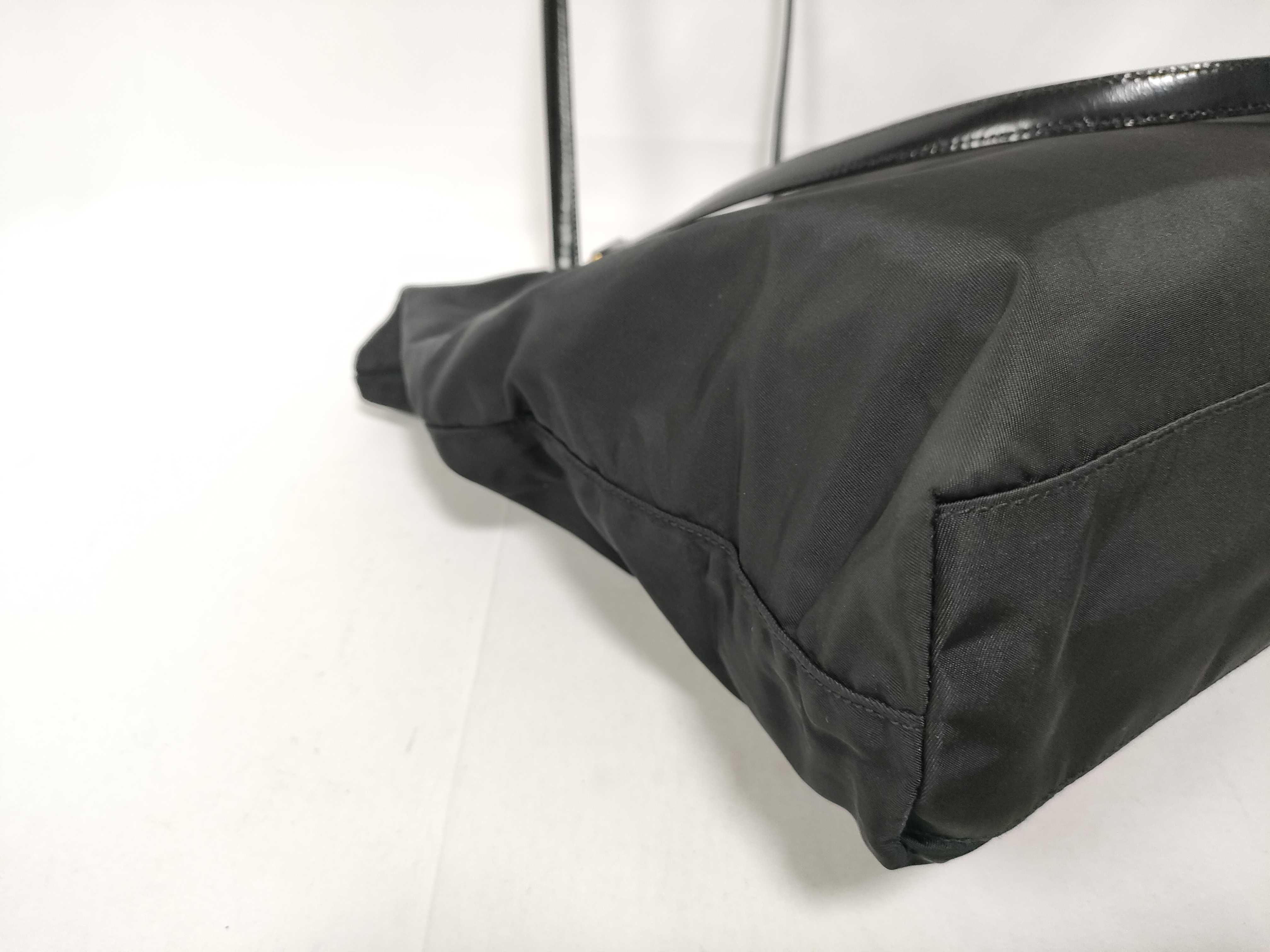 Tote Bag Nylon Perforated Black Tote Bag — view 5