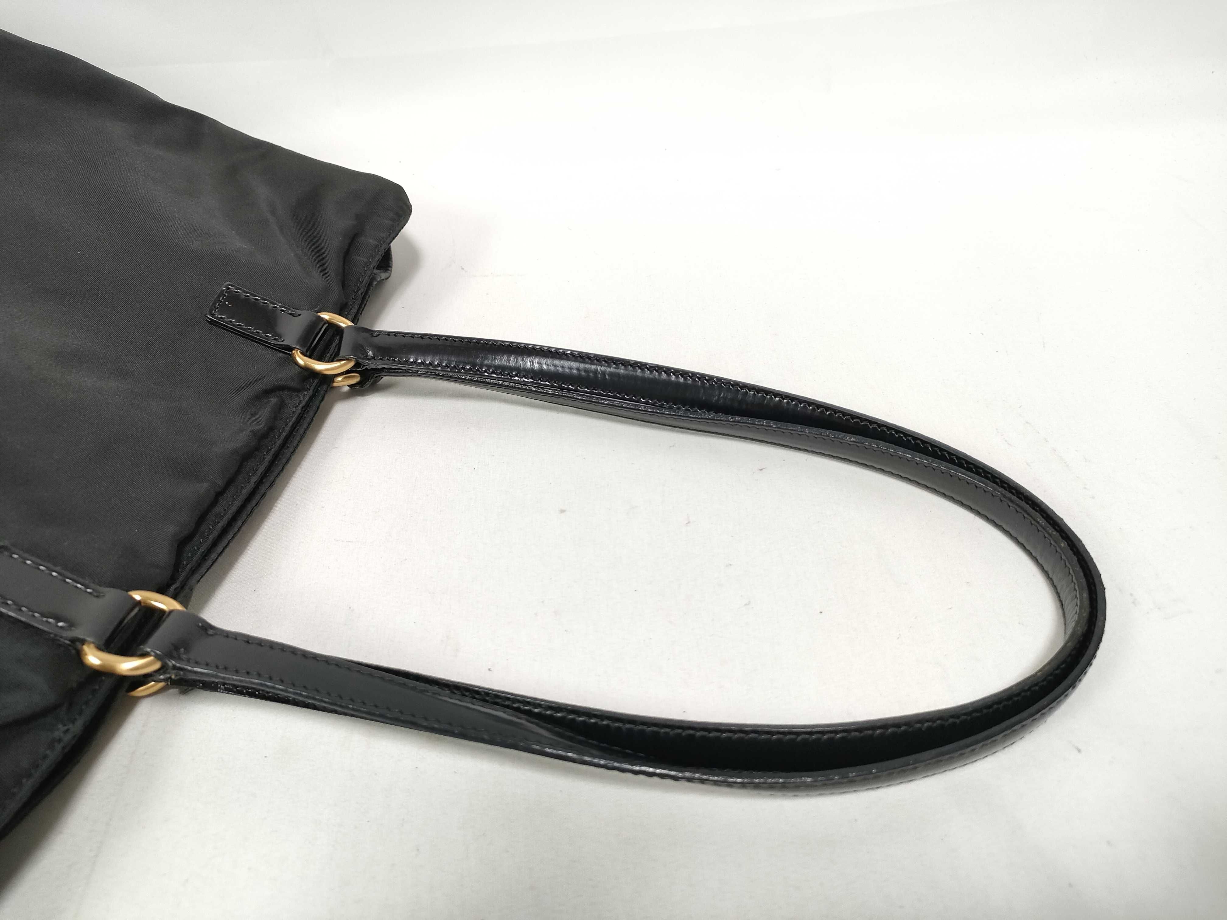 Tote Bag Nylon Perforated Black Tote Bag — view 8