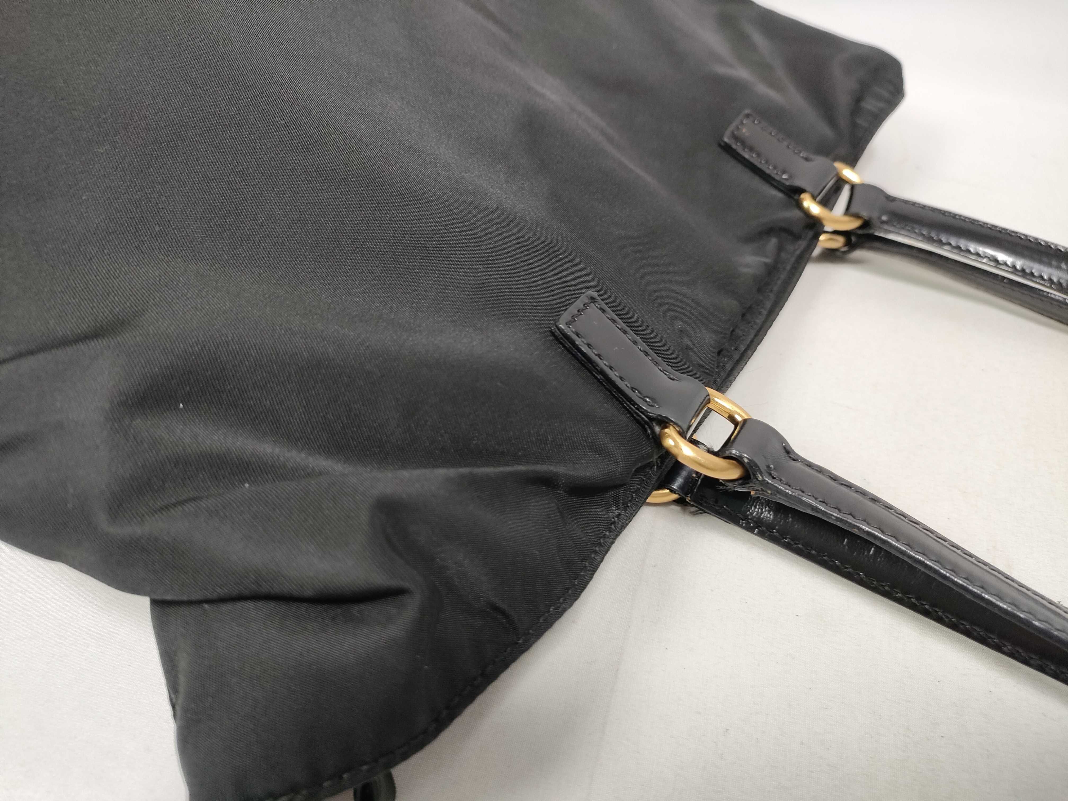 Tote Bag Nylon Perforated Black Tote Bag — view 9
