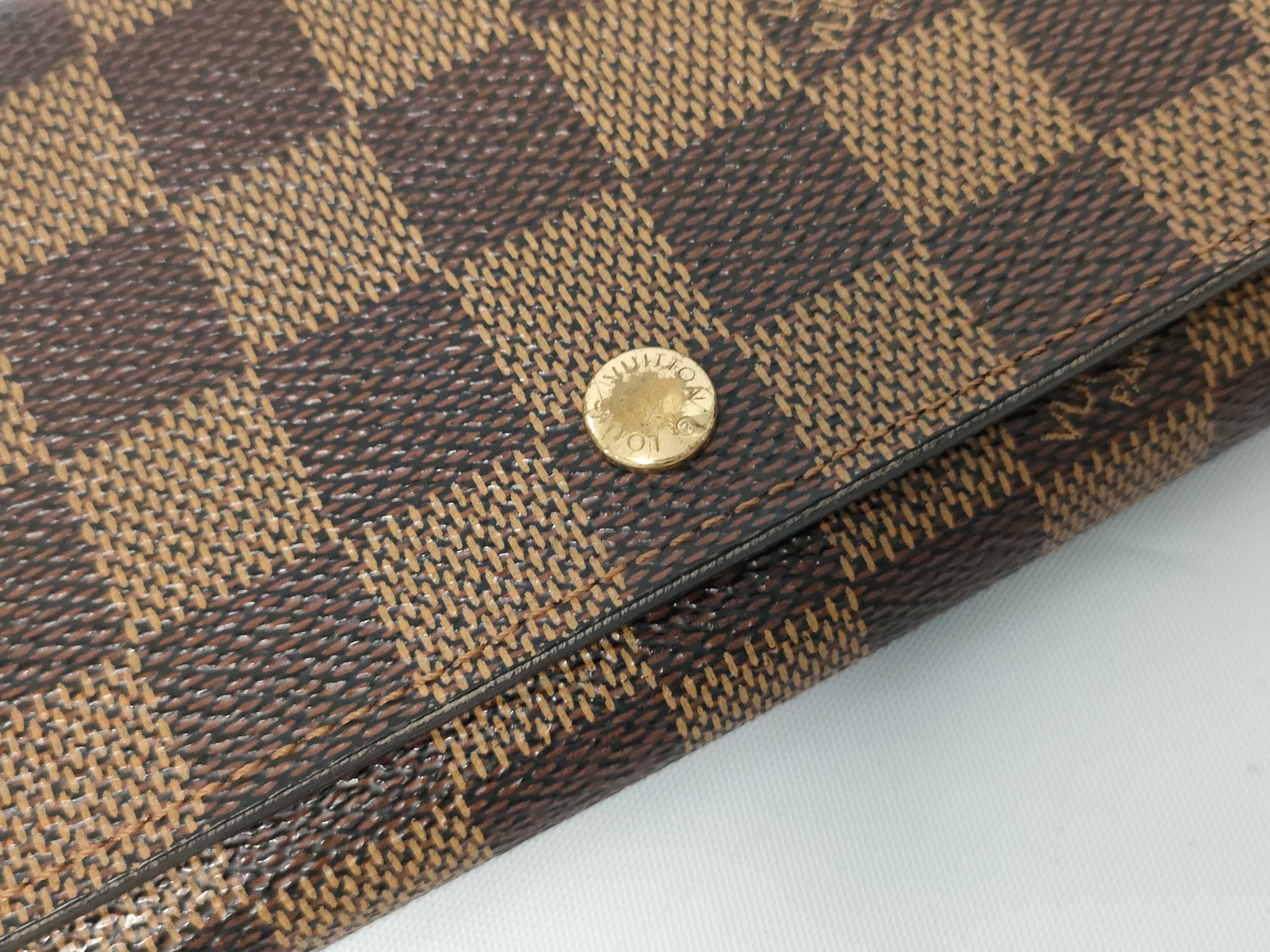 Damier Louis Vuitton Wallet Damier Portemonnaie Bietrezor Wallet — view 6