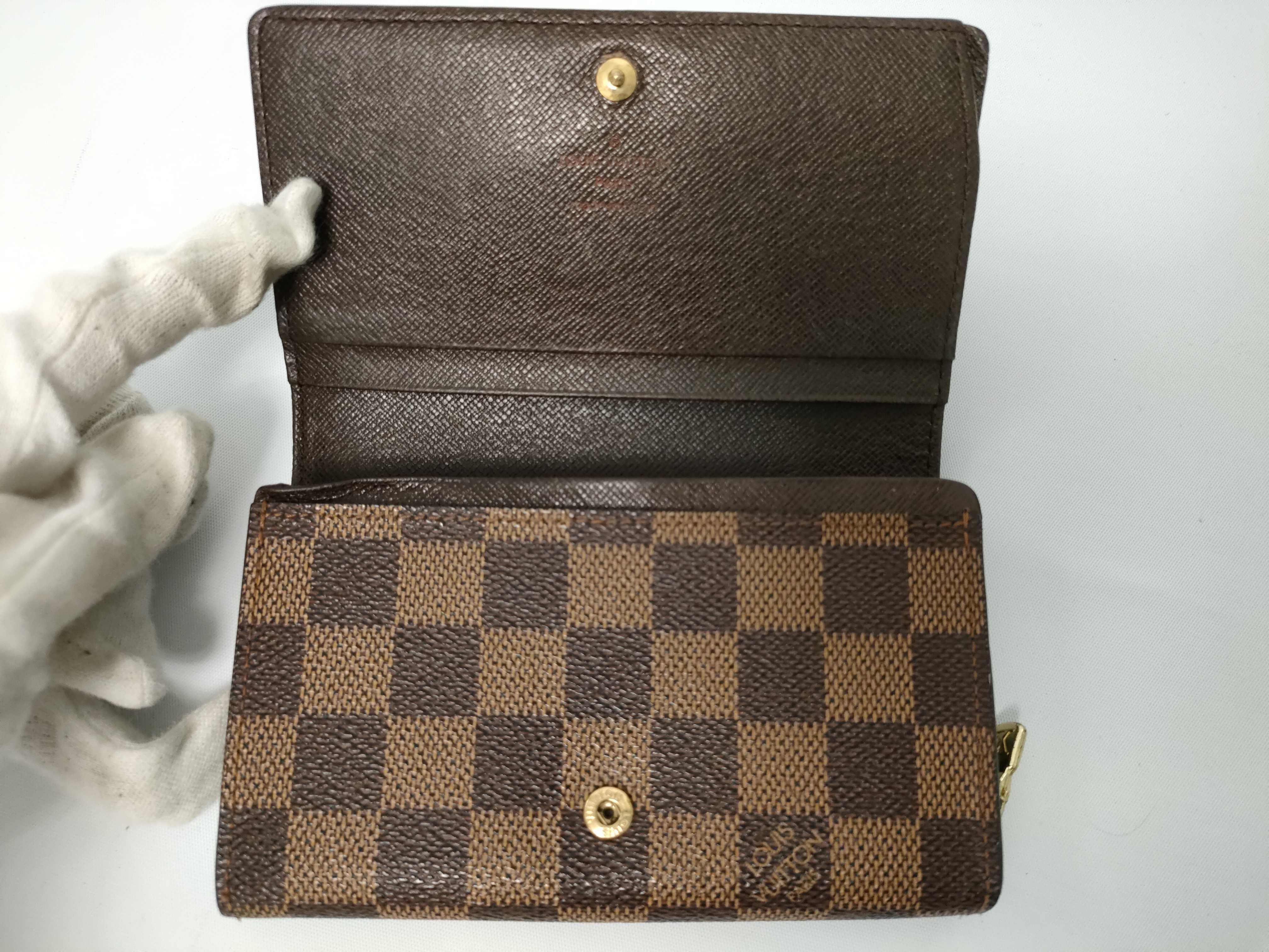 Damier Louis Vuitton Wallet Damier Portemonnaie Bietrezor Wallet — view 10