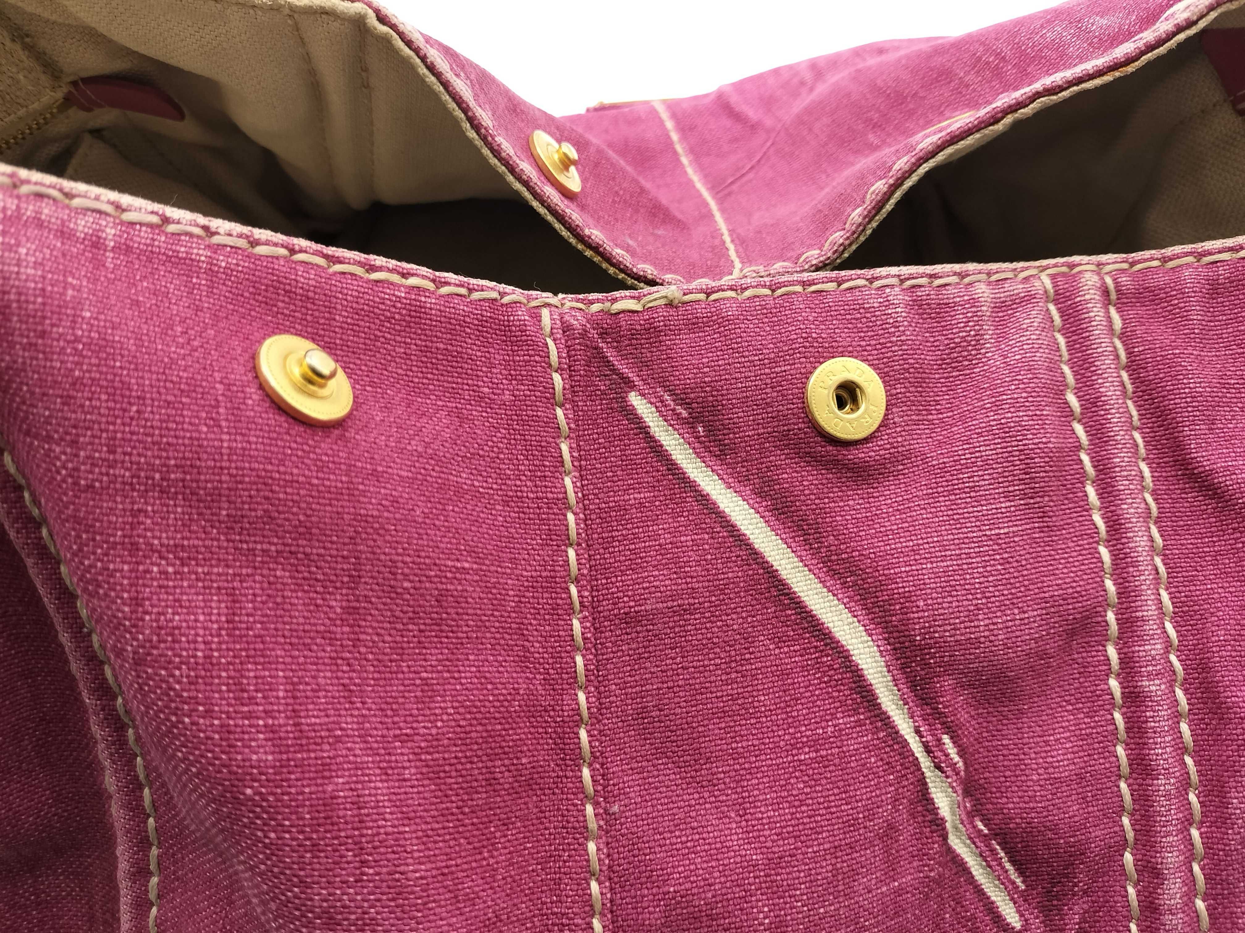 Handbag Canapa Denim Triangle Logo Handbag — view 14