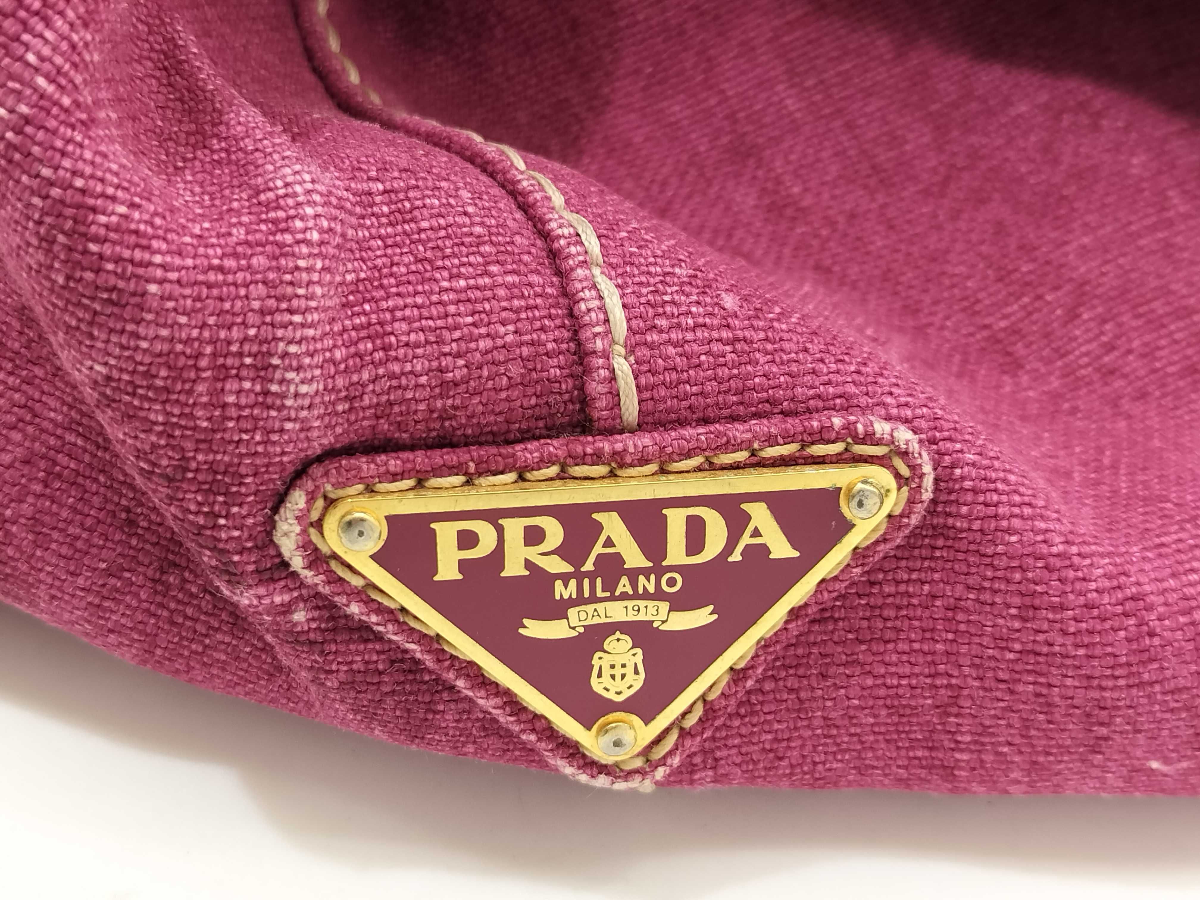 Handbag Canapa Denim Triangle Logo Handbag — view 15