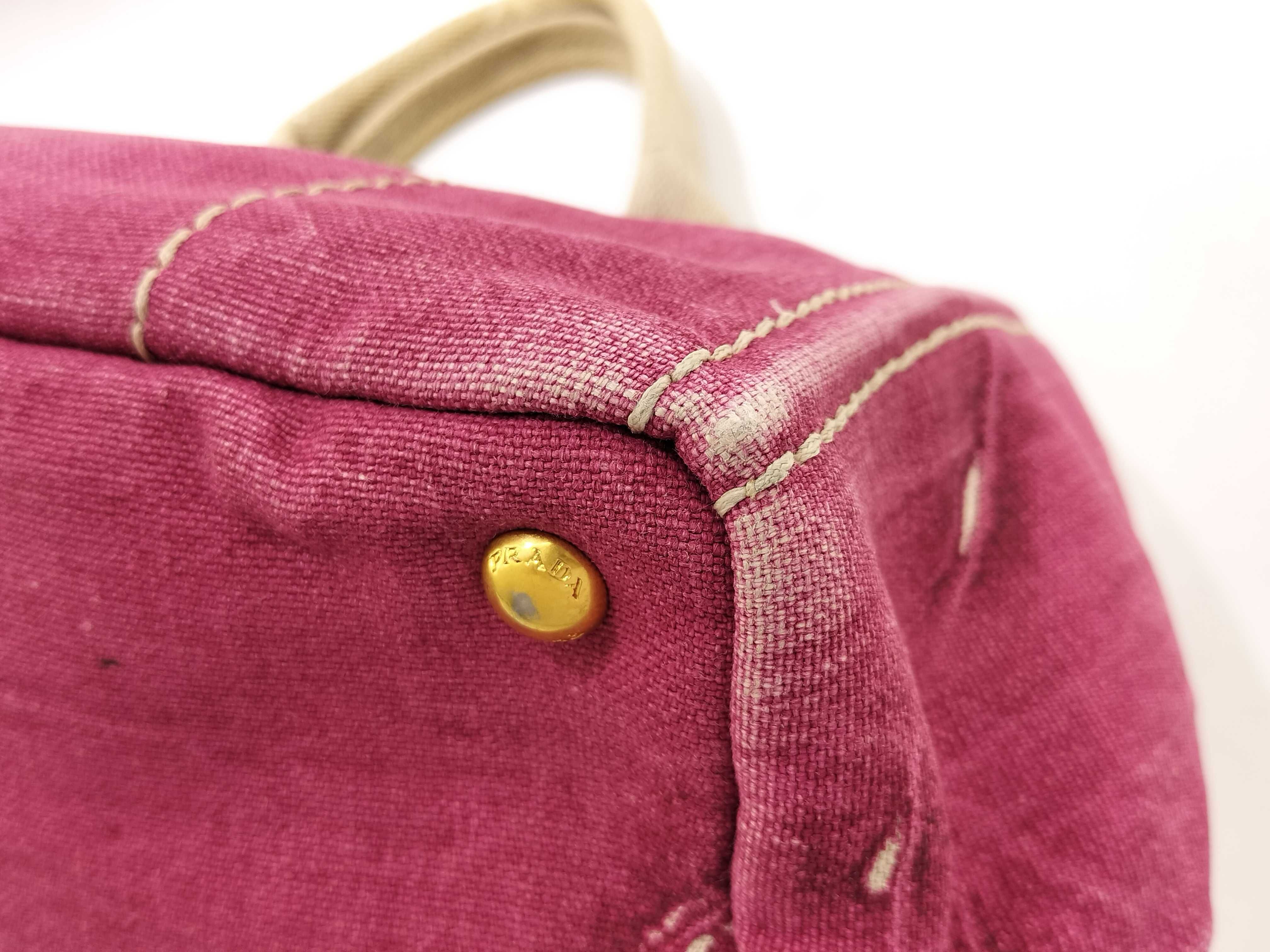 Handbag Canapa Denim Triangle Logo Handbag — view 5