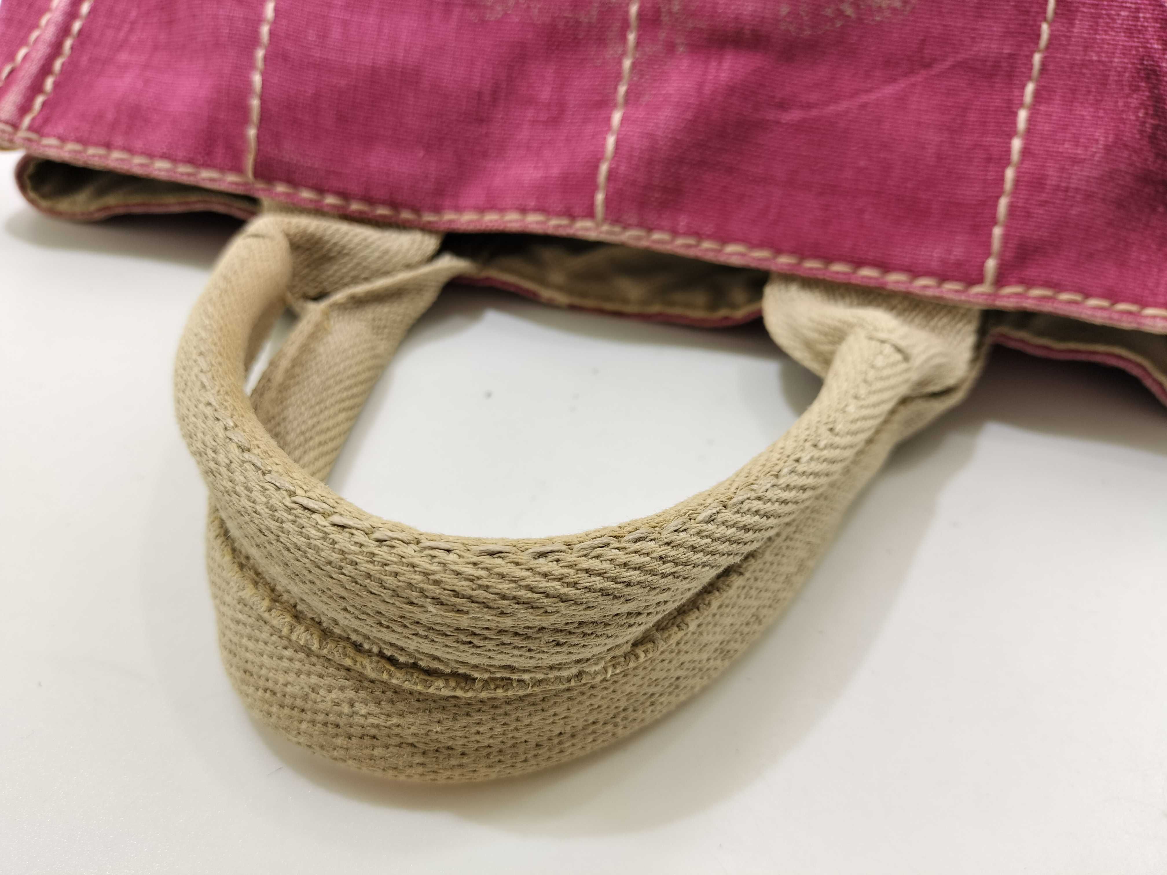 Handbag Canapa Denim Triangle Logo Handbag — view 7