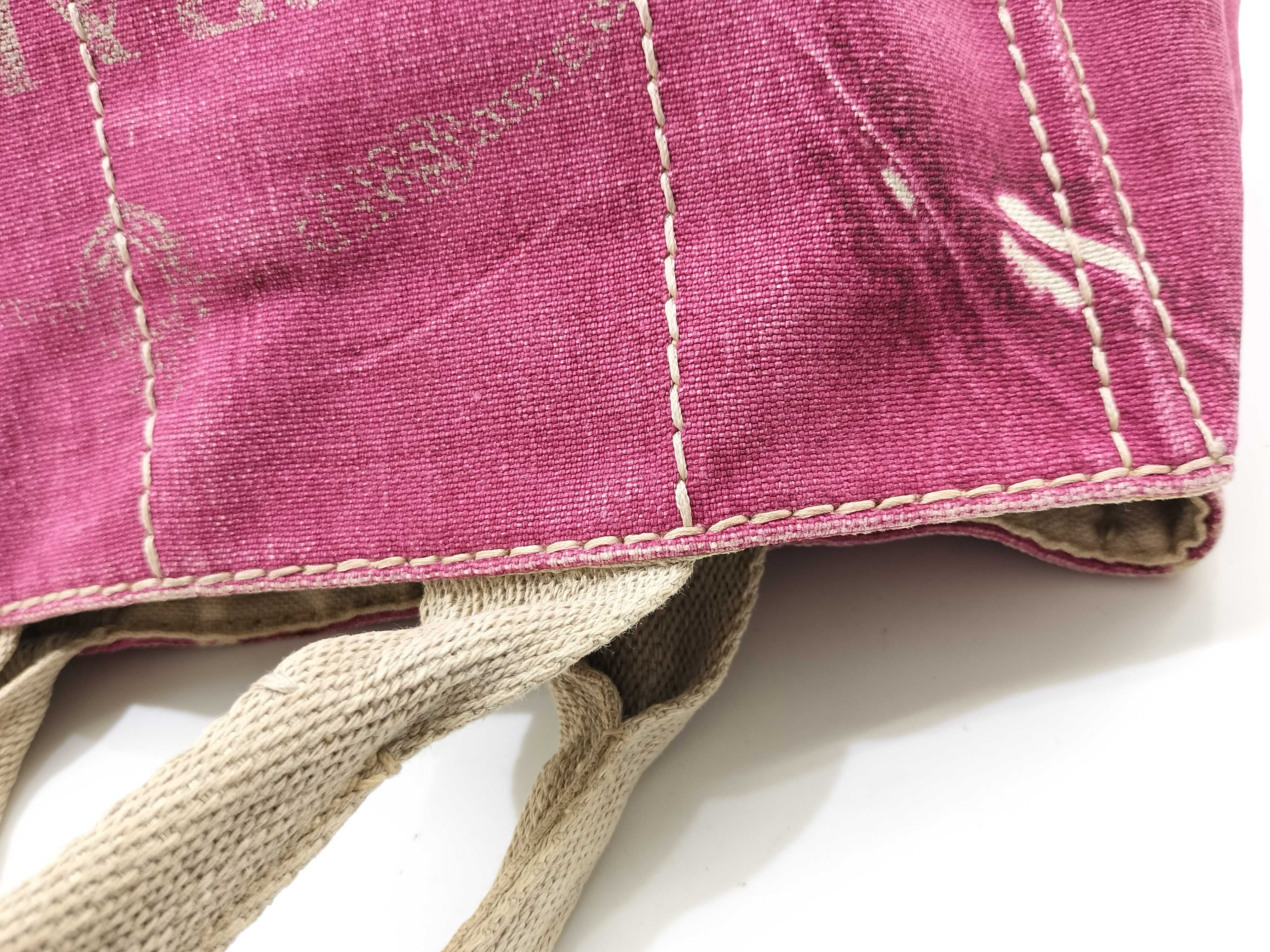 Handbag Canapa Denim Triangle Logo Handbag — view 8