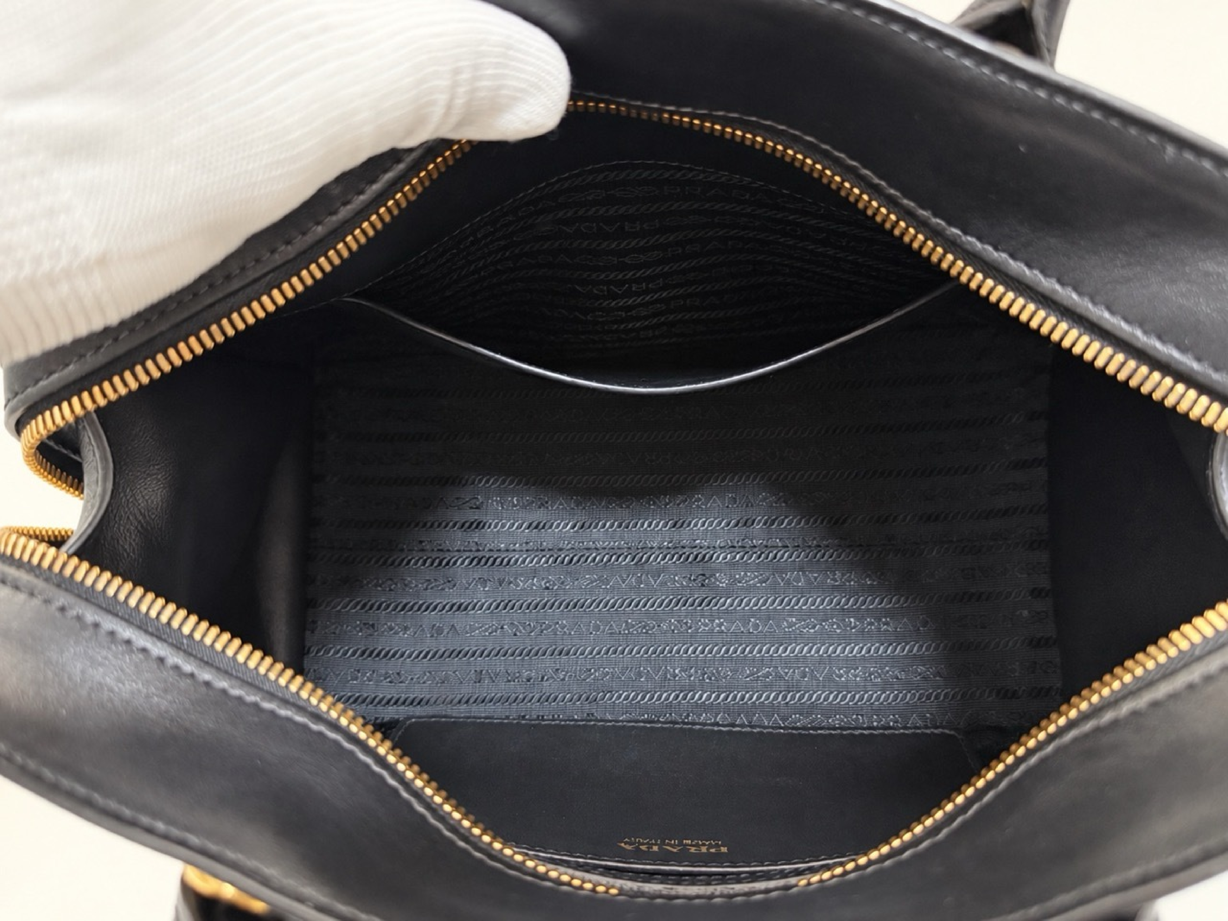 1BA046 Esplanade Saffiano 2-Way Handbag — view 9