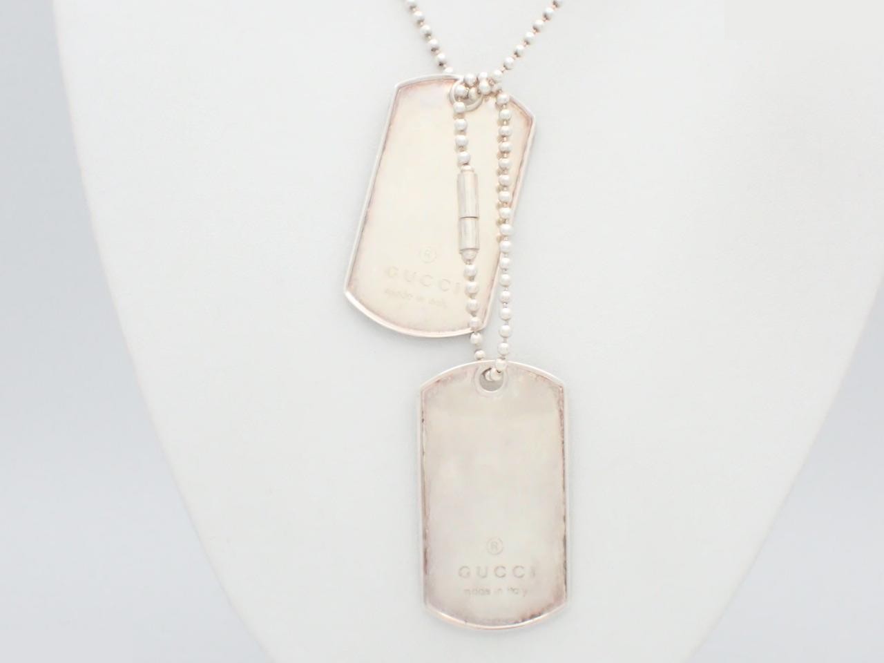 Symbol Plate Ball Chain Necklace, SV925, 55.1g