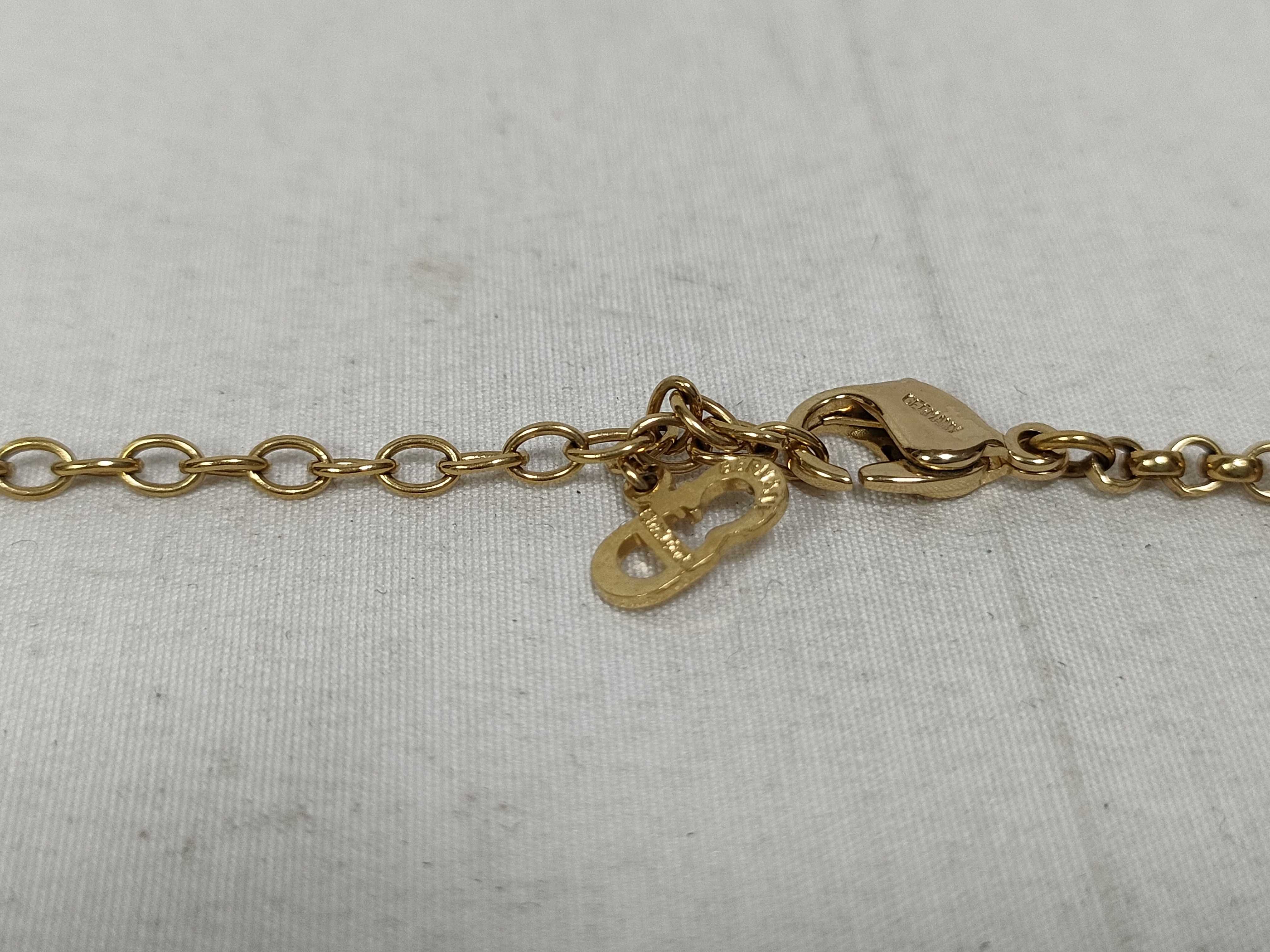 Heart Motif Necklace GP Gold Necklace — view 6