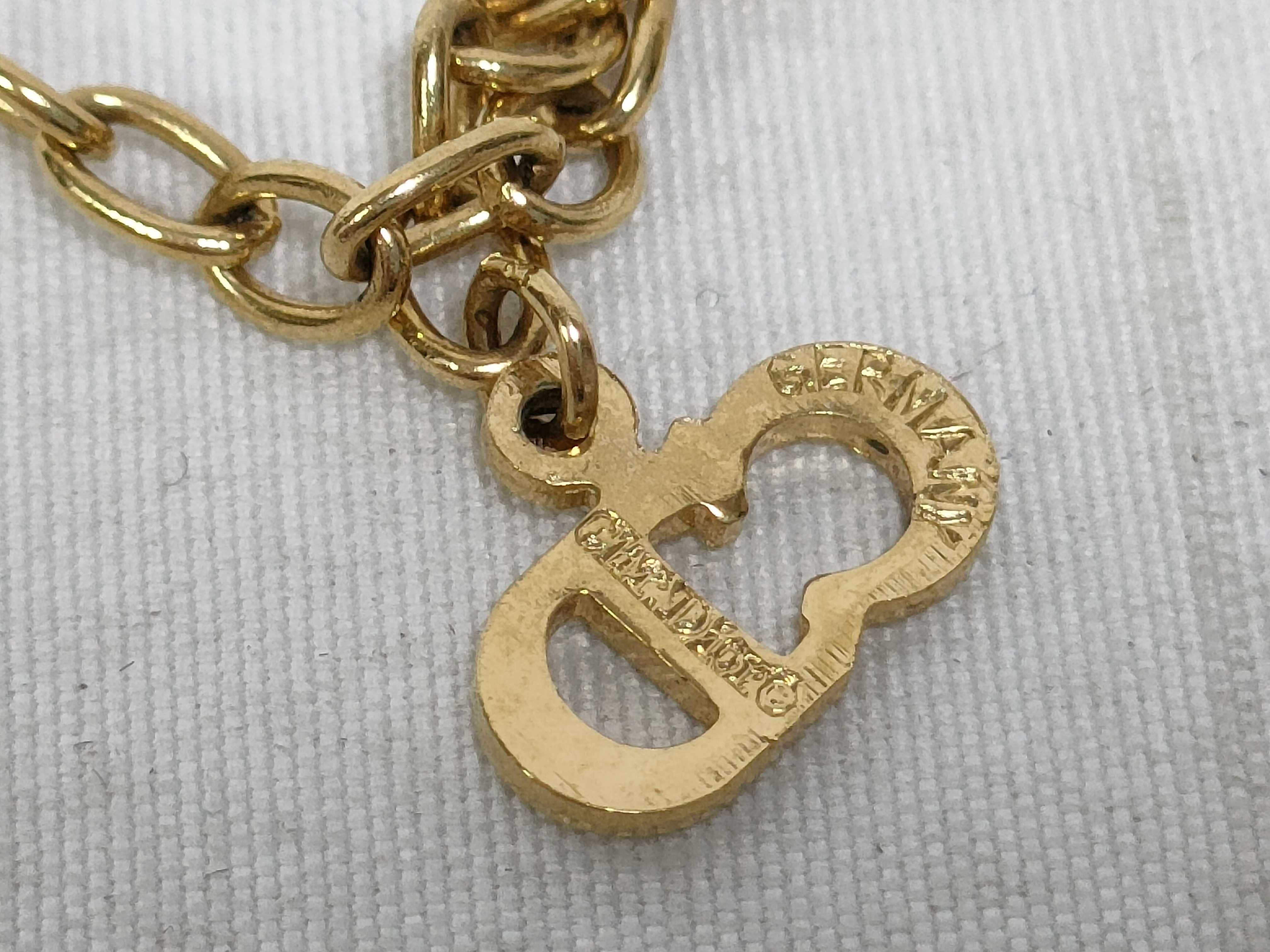 Heart Motif Necklace GP Gold Necklace — view 7