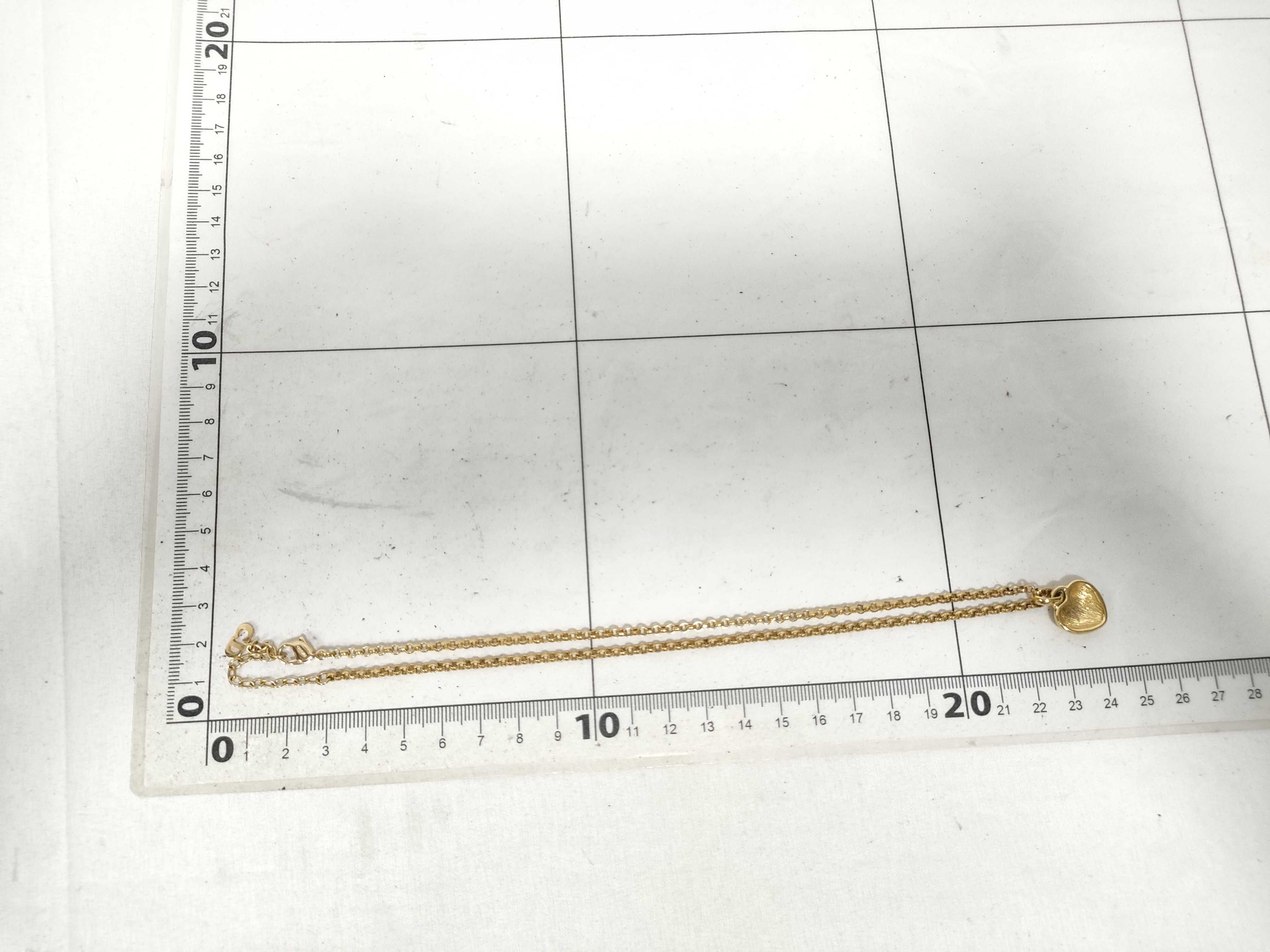 Heart Motif Necklace GP Gold Necklace — view 8