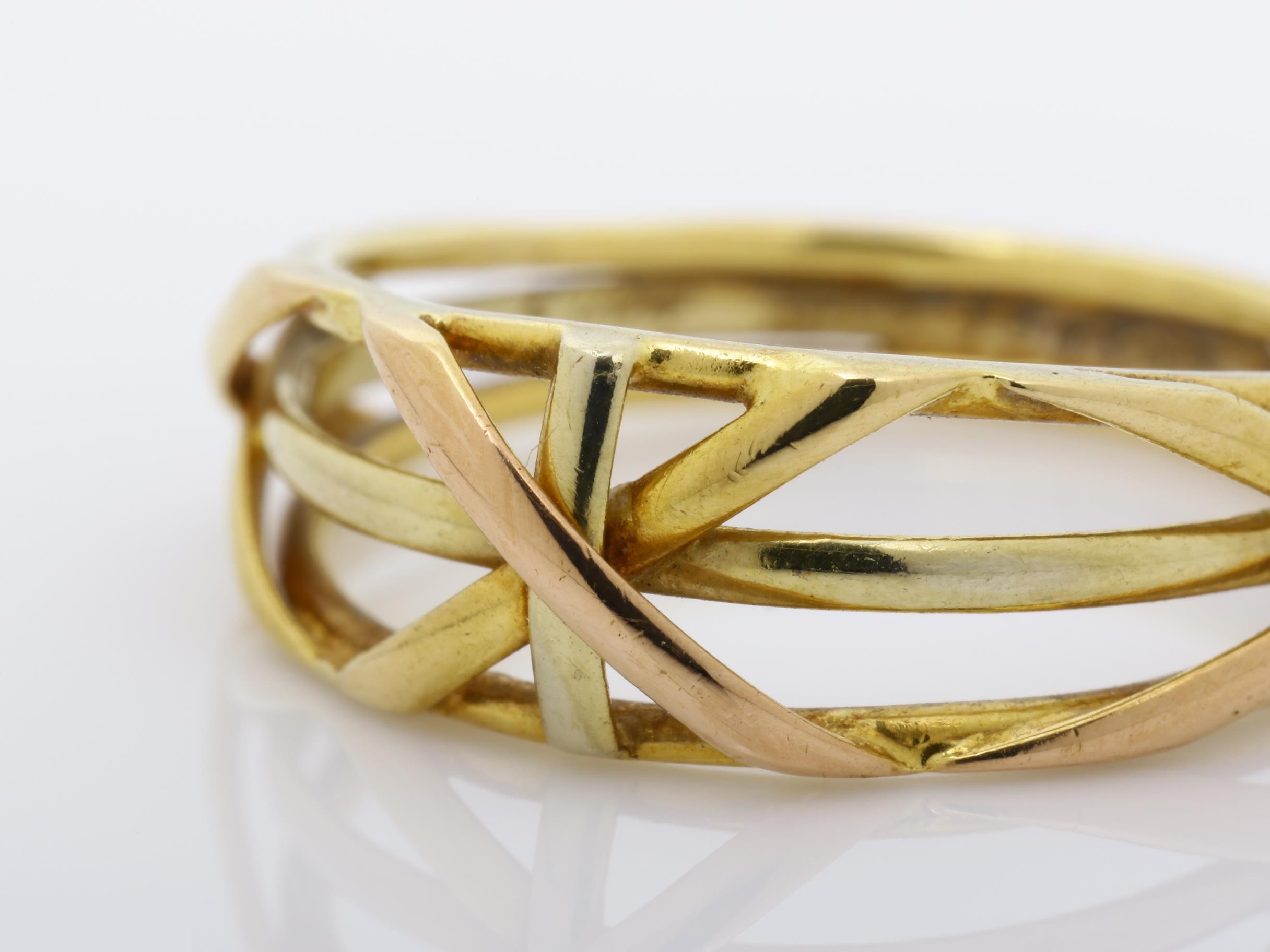 Other lines: Precious metals/rings, 750YG, PG, WG, 2.3g, #51 — view 3