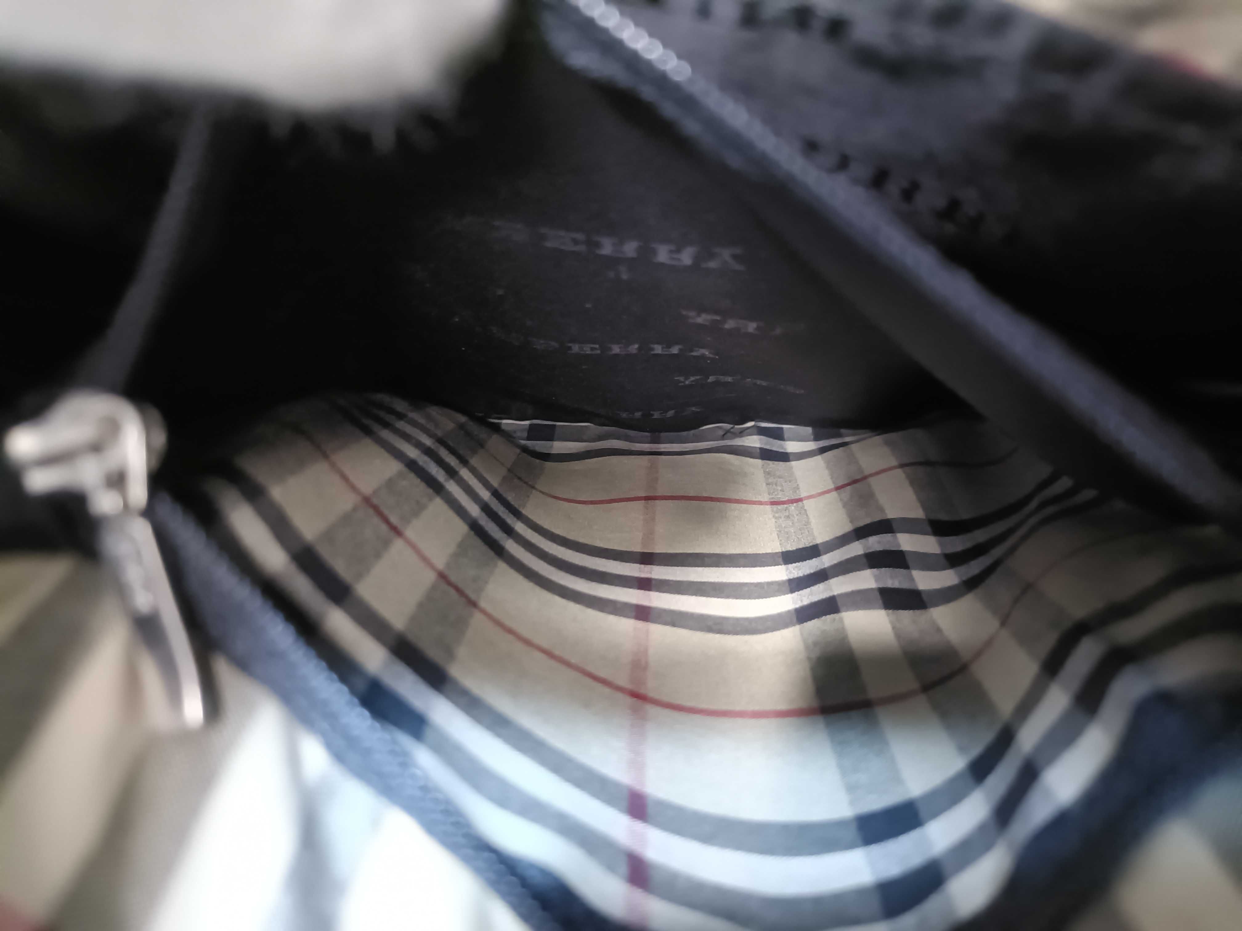 Nylon x Leather Shoulder Bag — view 11