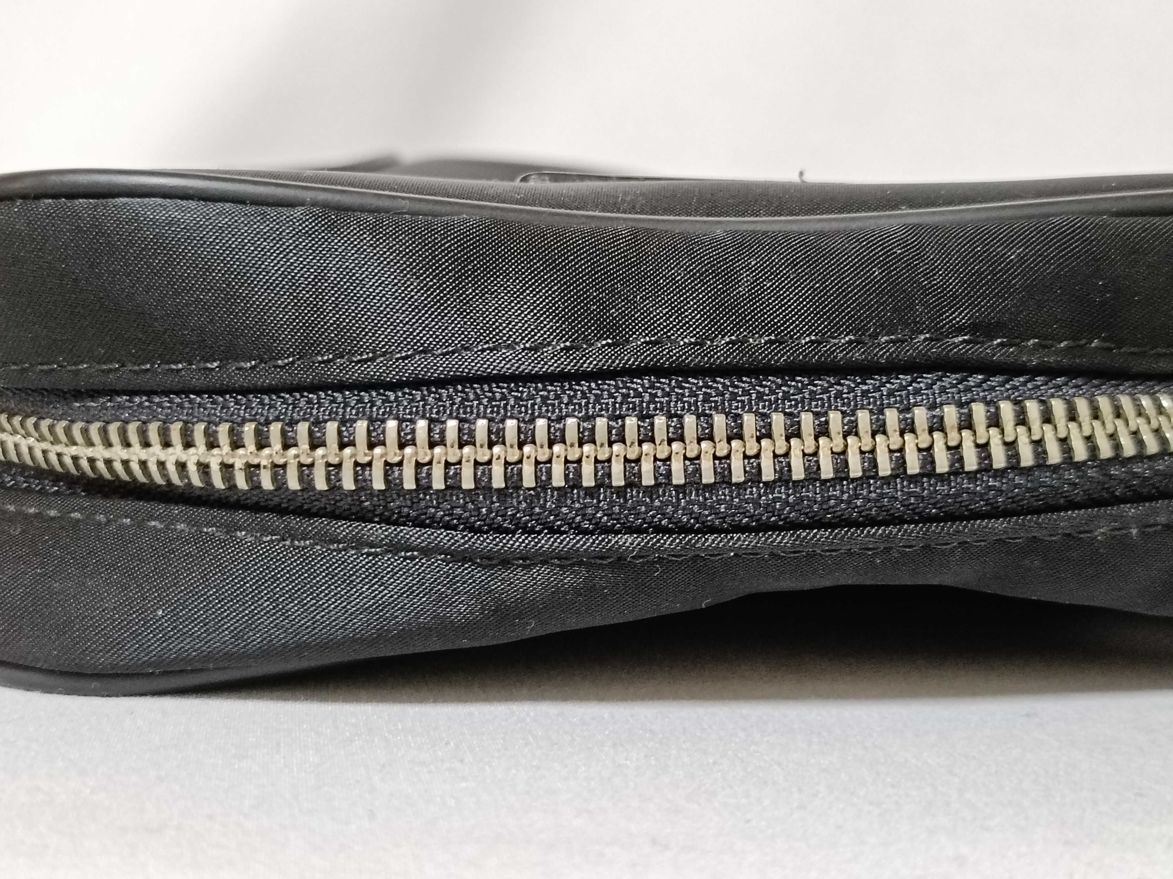 Nylon x Leather Shoulder Bag — view 6