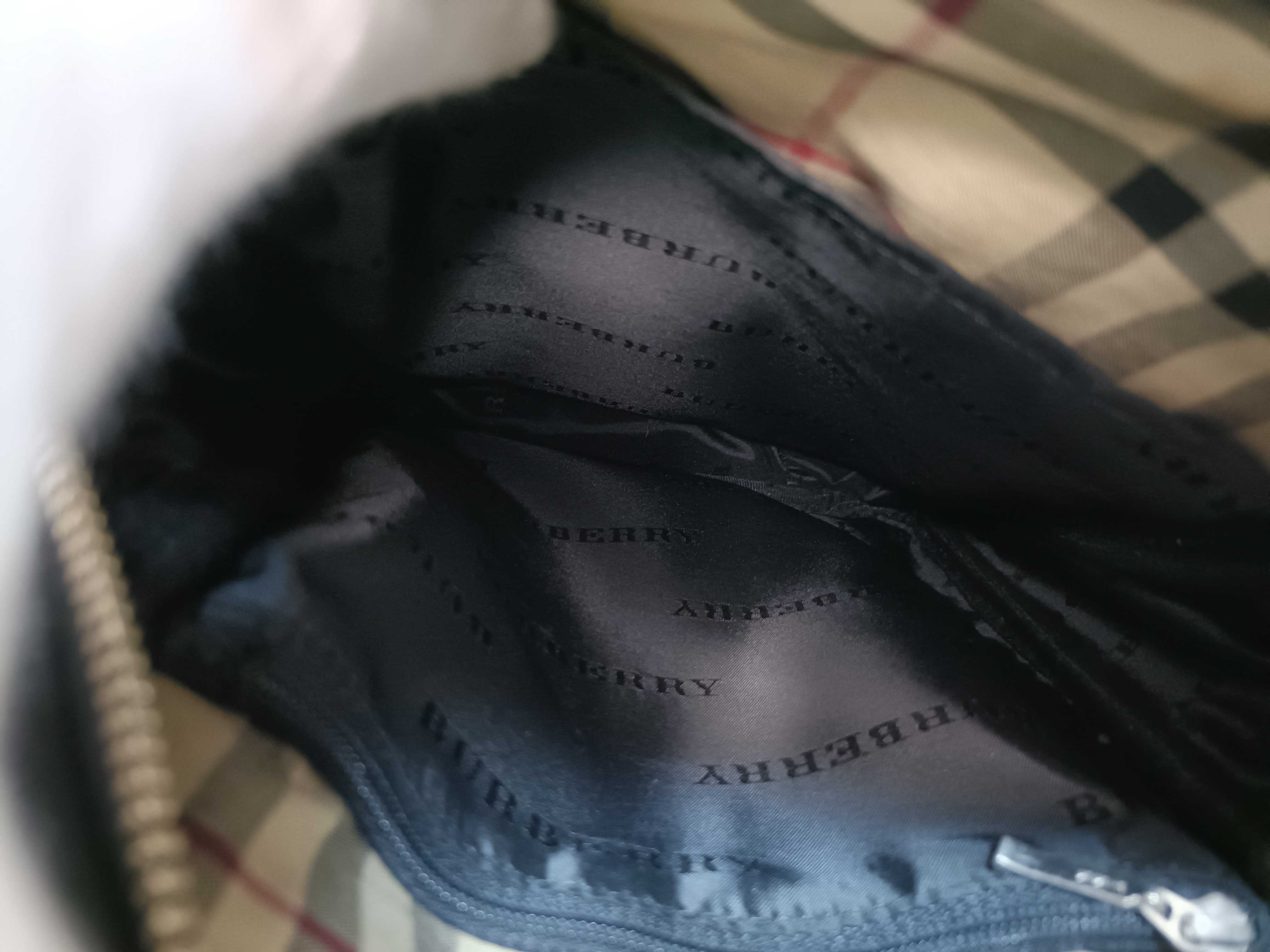 Nylon x Leather Shoulder Bag — view 10