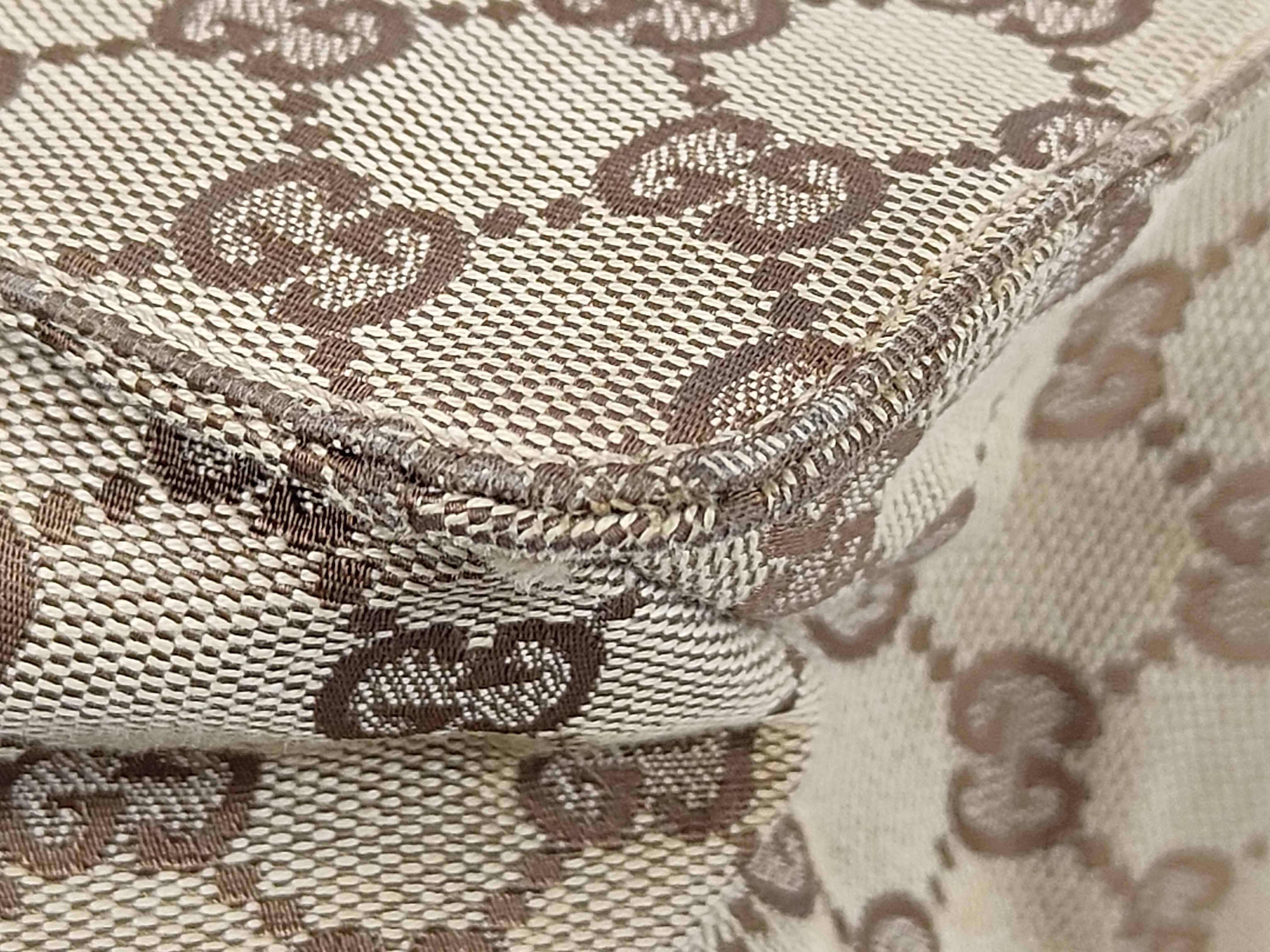 GG Canvas Shoulder Bag with Gold Hardware — view 6