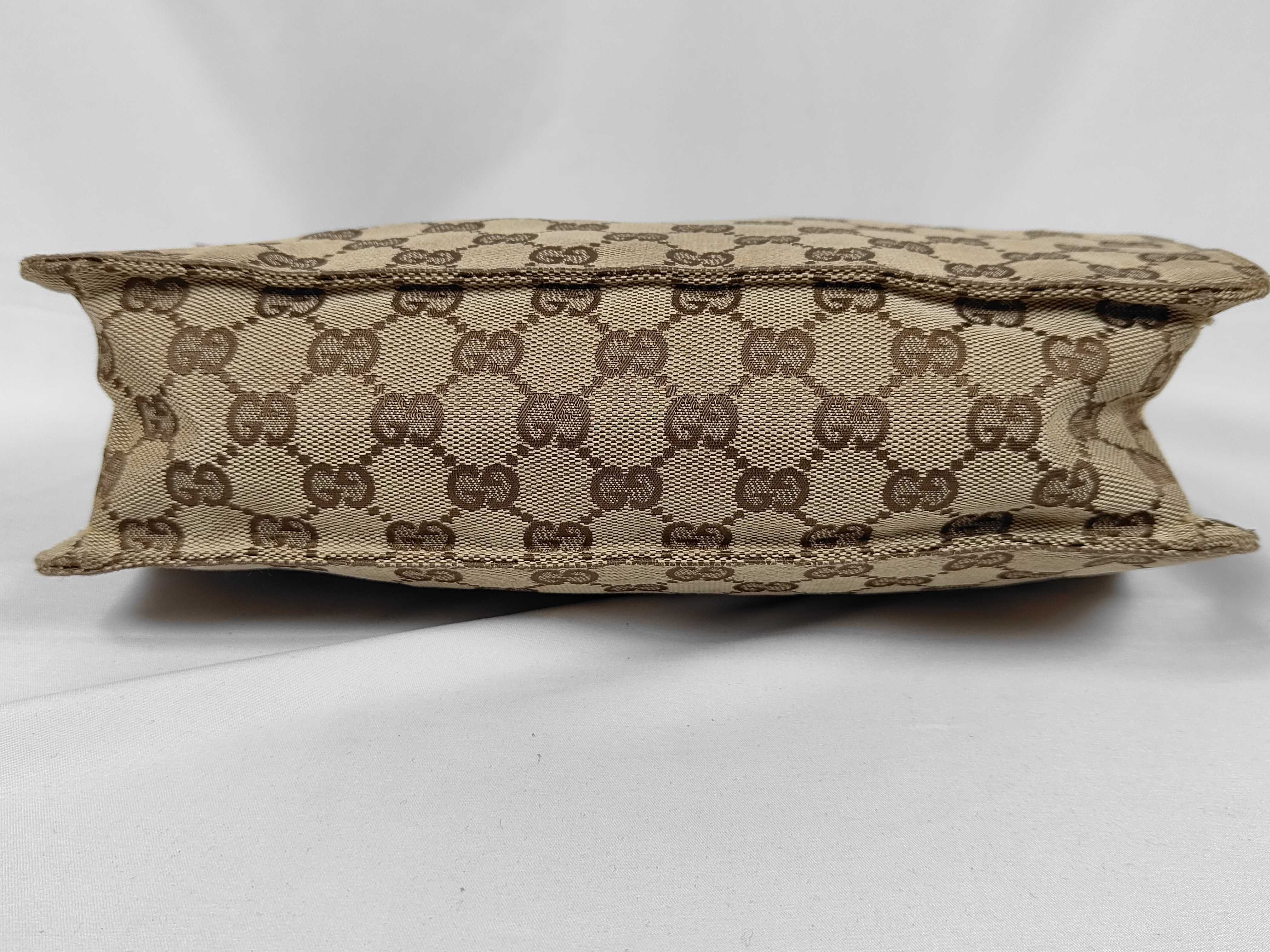 GG Canvas Shoulder Bag with Gold Hardware — view 7