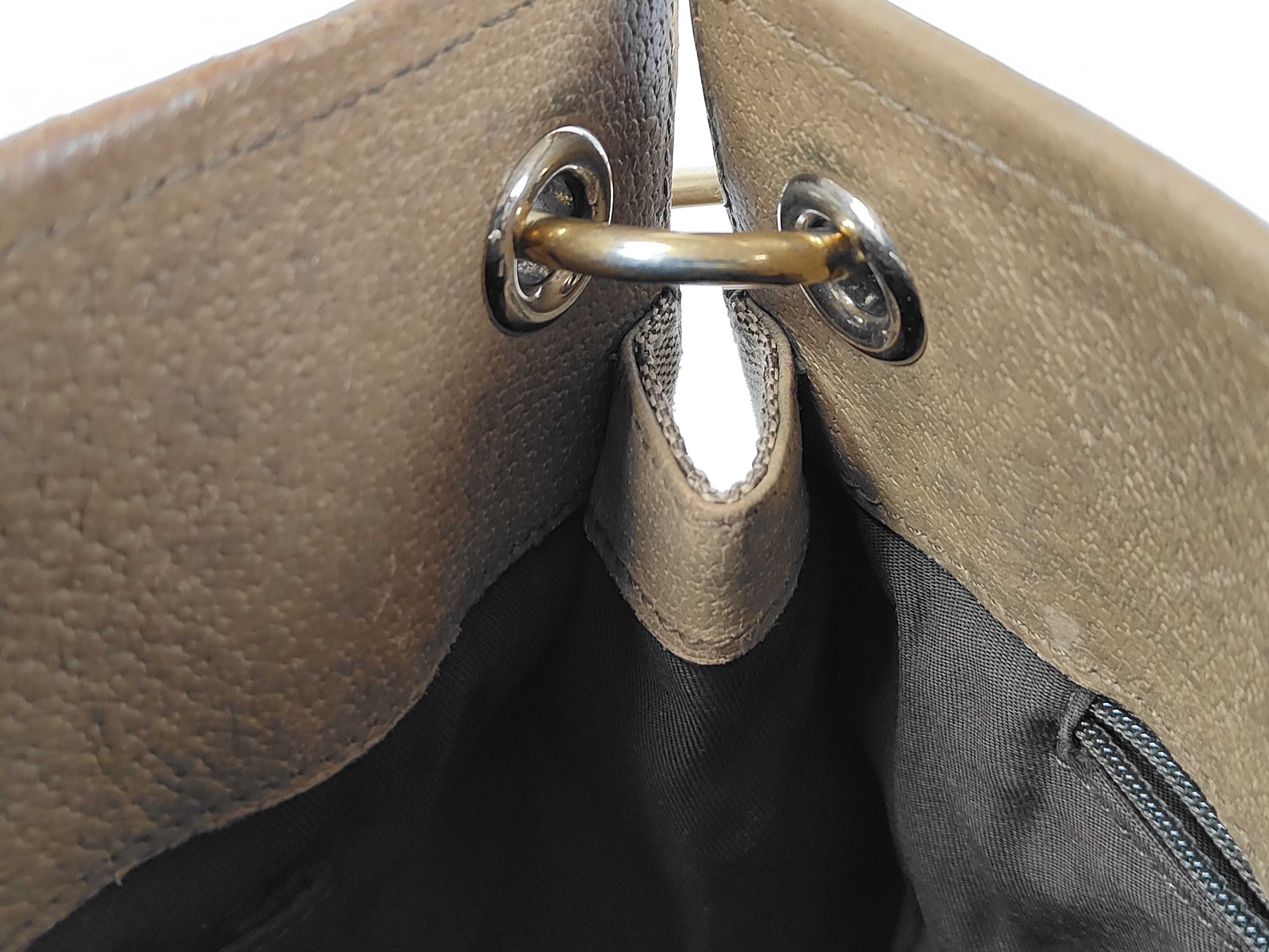 GG Canvas Shoulder Bag with Gold Hardware — view 8