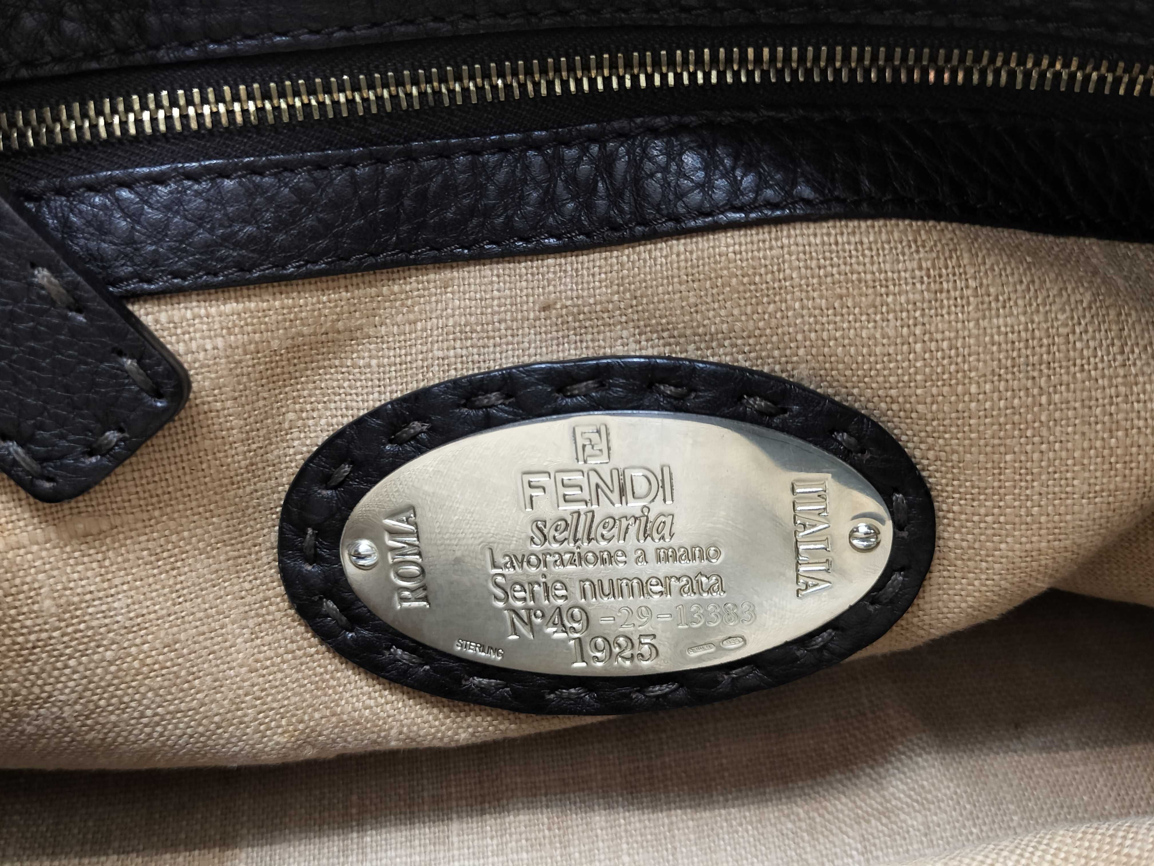 handbag, Selleria Villa Borghese, dark brown. — view 14
