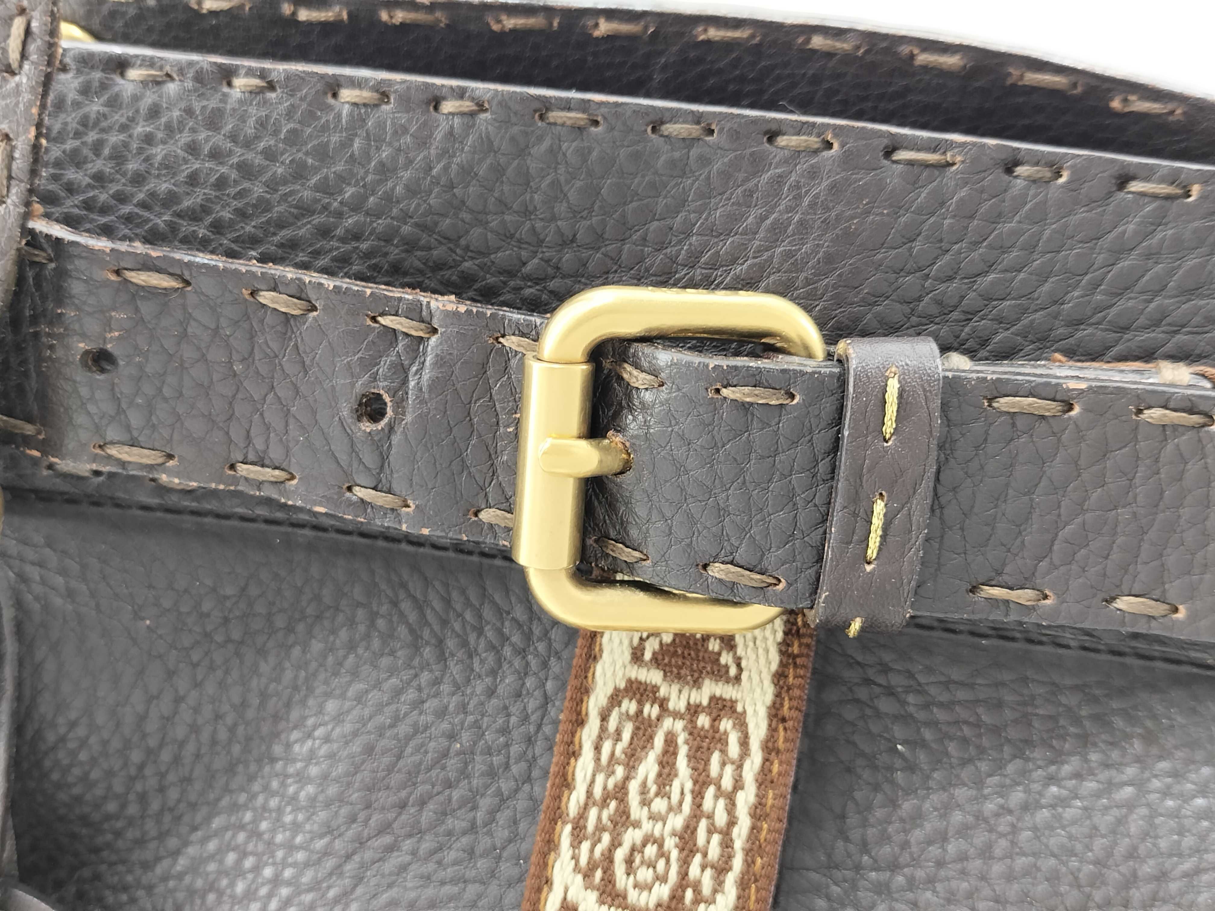 handbag, Selleria Villa Borghese, dark brown. — view 4