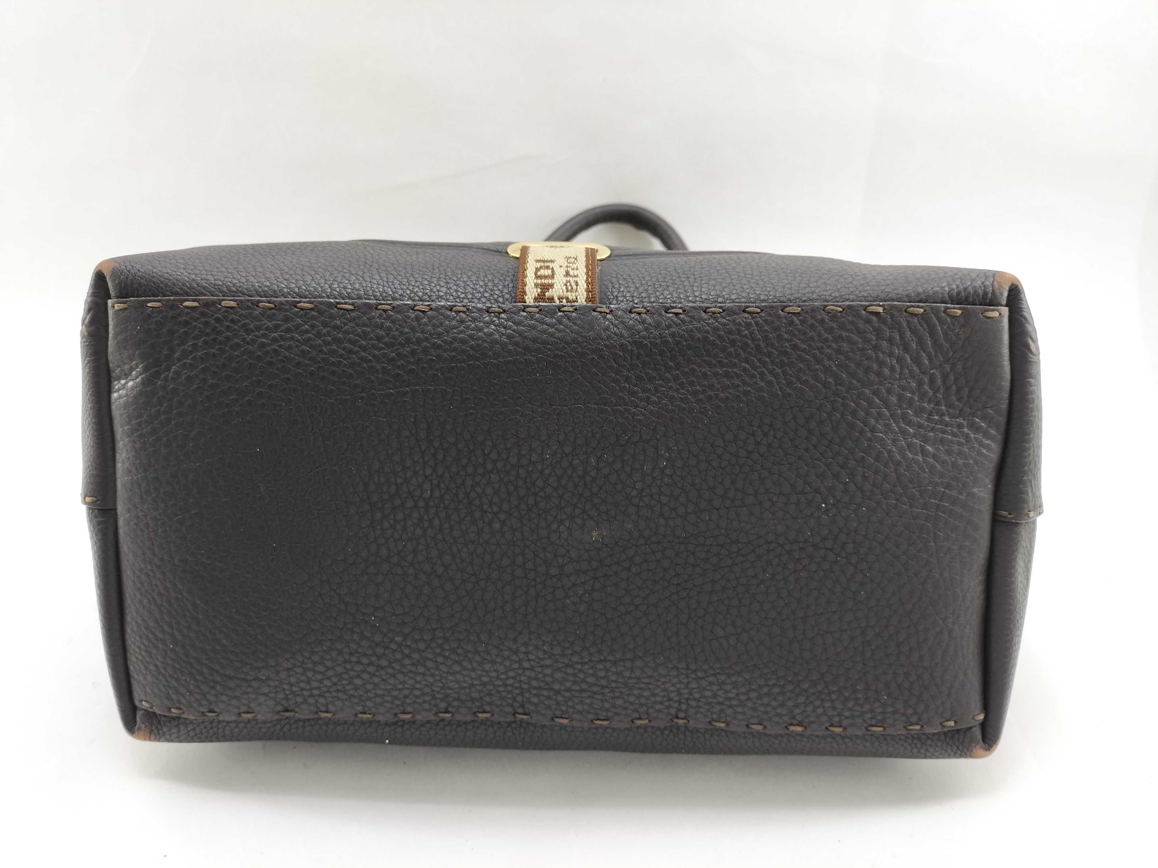 handbag, Selleria Villa Borghese, dark brown. — view 5