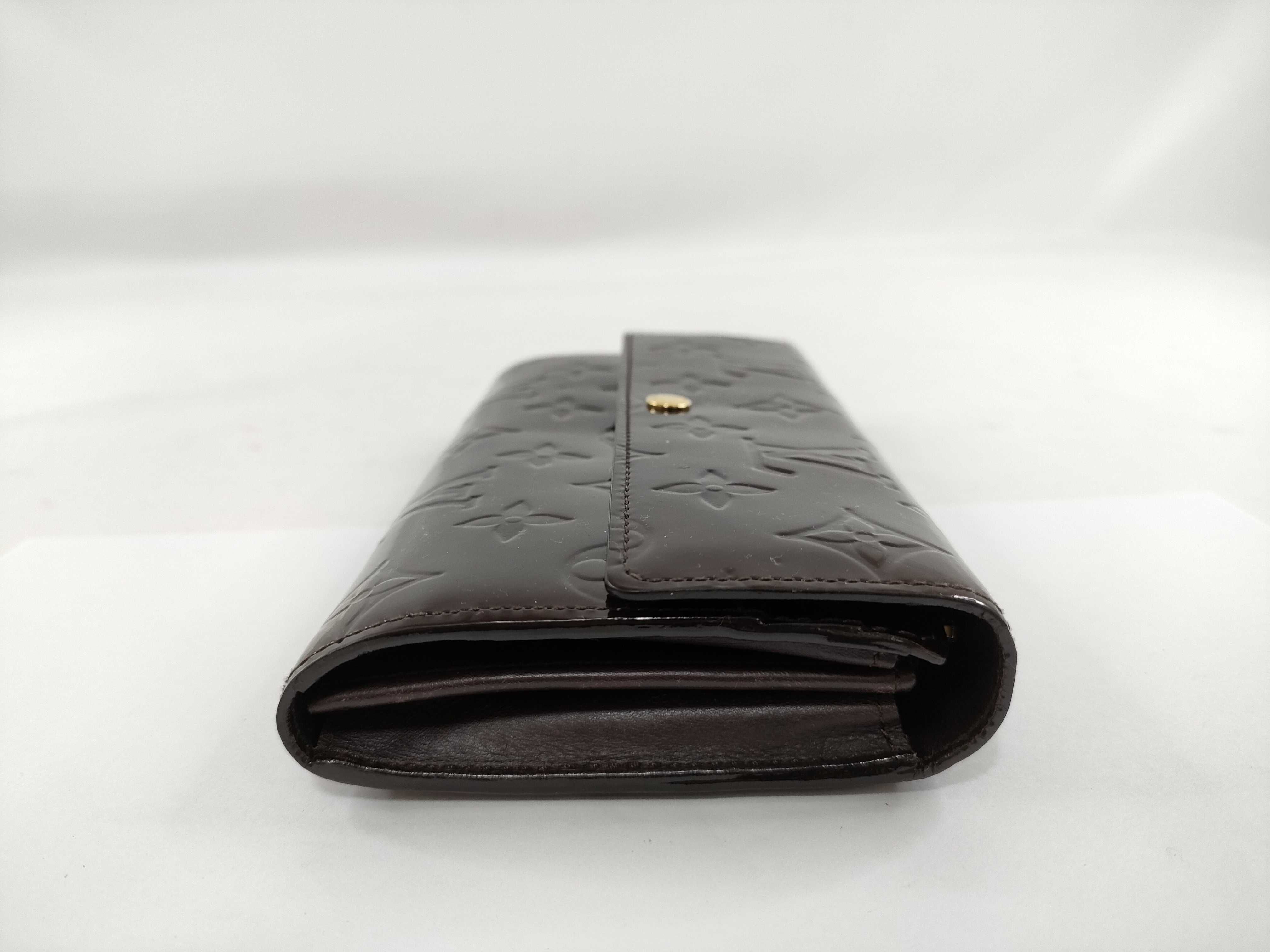 Vernis LV Vernis Portefeuille Sarah Long Wallet (with box) — view 4