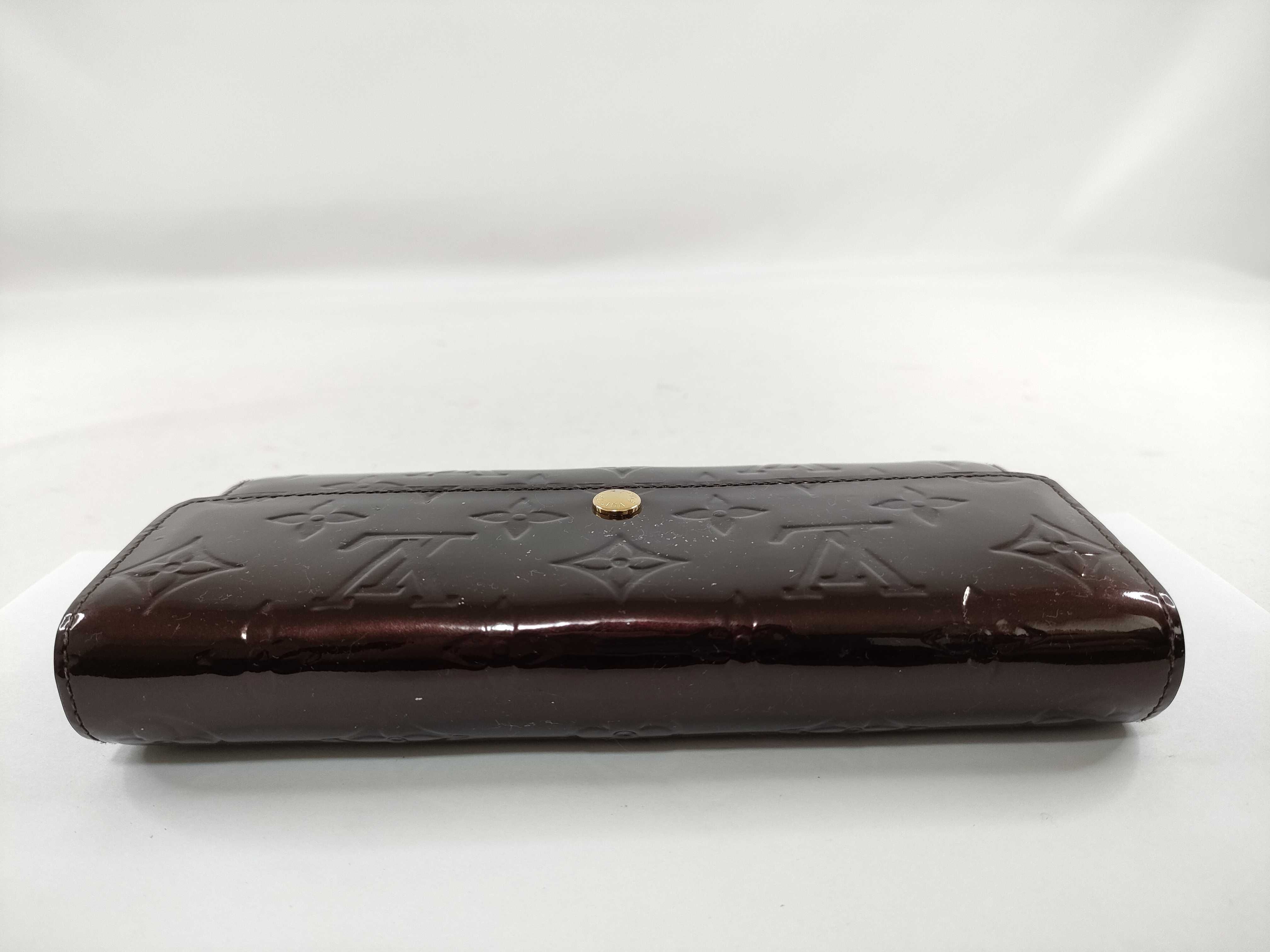 Vernis LV Vernis Portefeuille Sarah Long Wallet (with box) — view 5