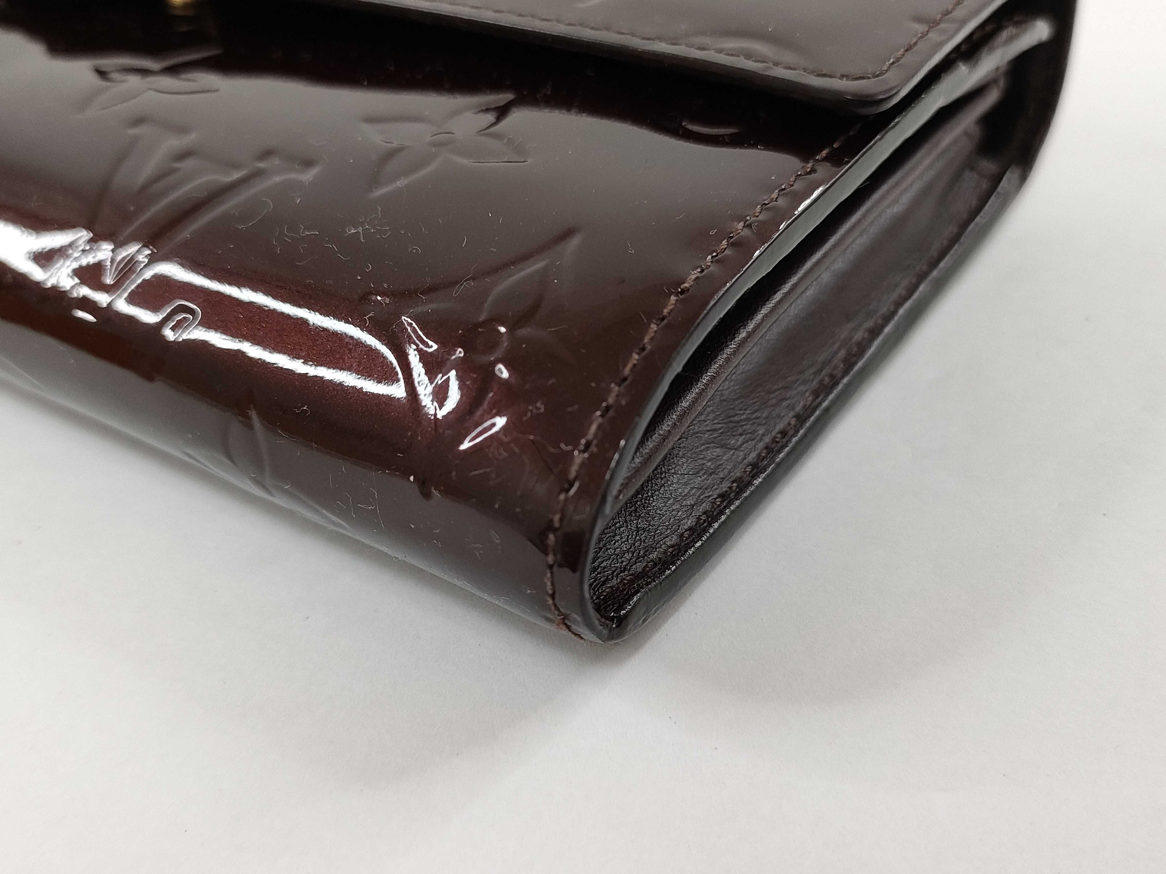 Vernis LV Vernis Portefeuille Sarah Long Wallet (with box) — view 6