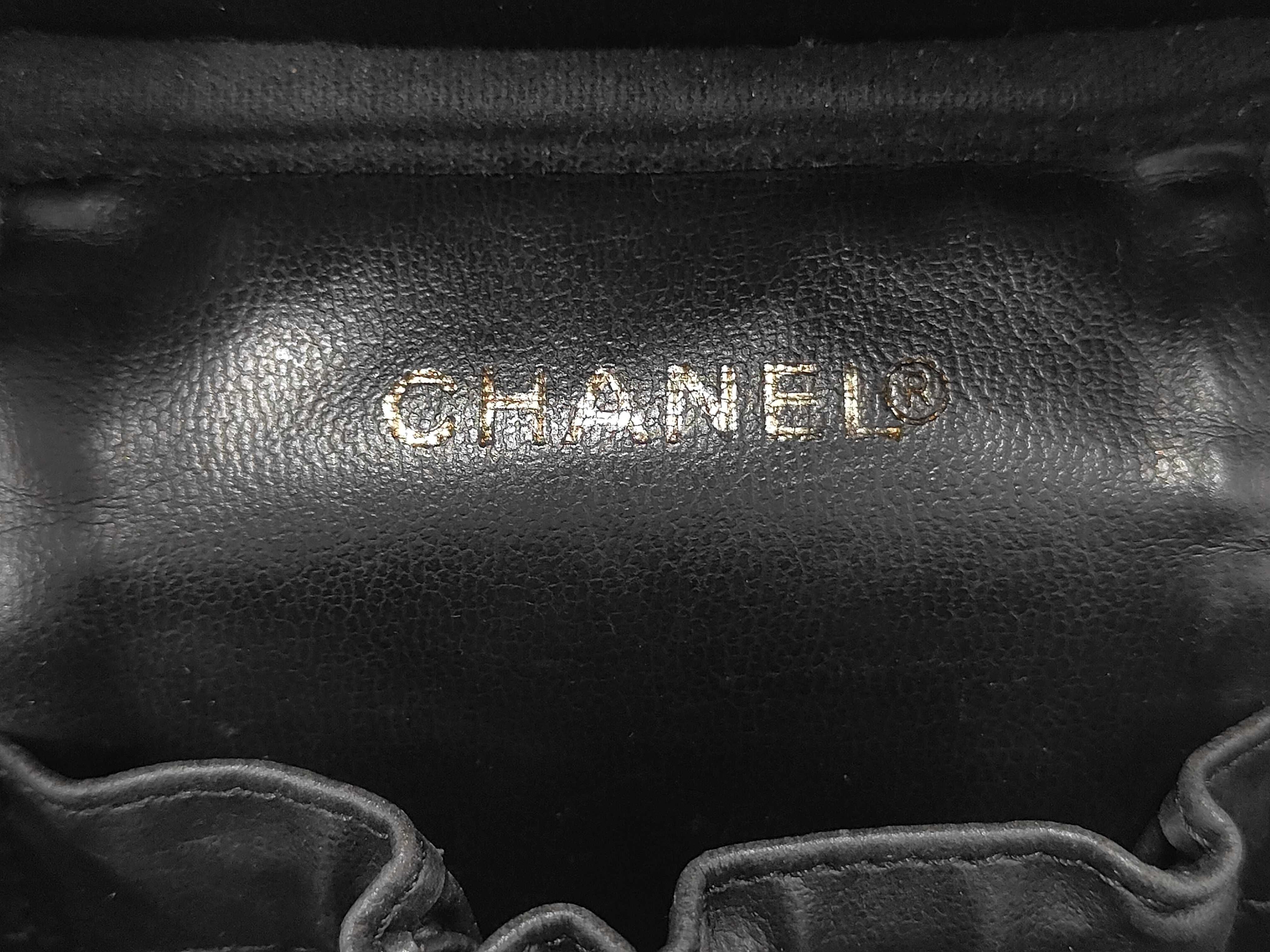 Caviar Black Vanity Bag with Coco Mark and Seal — view 11