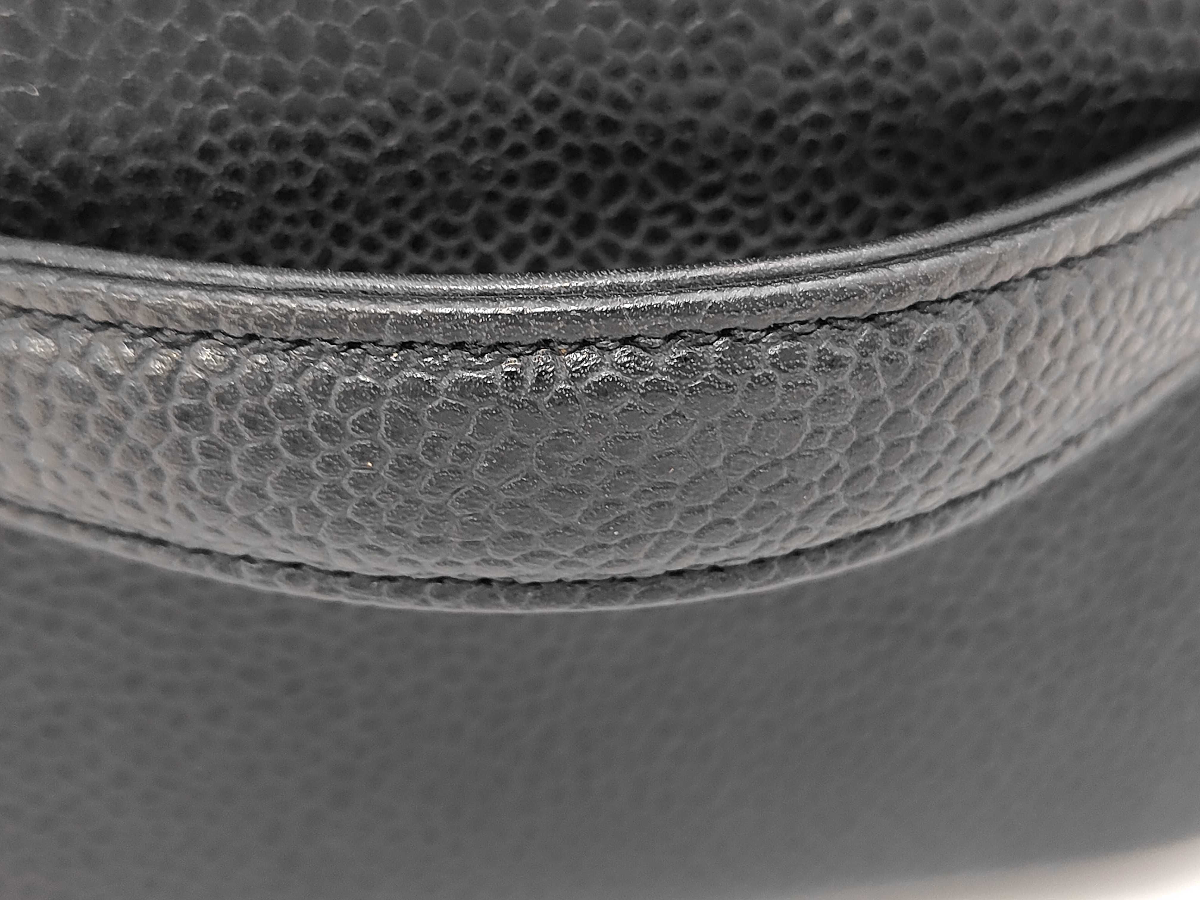 Caviar Black Vanity Bag with Coco Mark and Seal — view 4